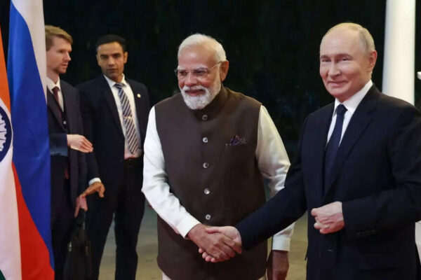 President Putin’s visit to New Delhi has transformed key areas into a heavily fortified zone, mirroring G20 security measures. His custom-built Aurus Senat limousine, a “rolling bunker,” was flown in for his protection. A five-layer security grid, combining Russian and Indian elite forces, ensures his safety, with snipers and anti-drone systems deployed. PM Modi with Russia’s Putin NEW DELHI: Russian President Vladimir Putin’s arrival in New Delhi for the bilateral summit triggered a massive security build-up on Thursday, turning critical zones of the capital into a multilayered defensive perimeter. Sources said the protocols in place during G20 summit-2023 have been replicated to ensure safety of the dignitaries.Central to the security logistics for Putin is his custom-made Aurus Senat limousine. This vehicle, commonly dubbed a “rolling bunker”, which was flown in from Moscow for the visit, will be used for exigency, sources said. On Thursday, the car was spotted trailing the armoured Toyota Fortuner in which PM Narendra Modi and Putin traveled together.The Senat resulted from Russia’s Kortezh project, an initiative to develop indigenous vehicles for top state officials. This car is designed to withstand sniper fire, IED blasts and chemical attacks, featuring run-flat tyres and emergency oxygen supply.  A concentric five-layer security grid has been set up, blending the advanced protective protocols of Russia’s internal agencies with those of India’s elite counter-terrorism forces to ensure foolproof protection from the moment the presidential aircraft landed to the time of its departure.A special control room has been set up in each hotel with rooftops being occupied by snipers who have guns equipped with AI-aided technology for calculation and aiming. Anti-drone systems have been installed around the venues as well. For air travel, Putin uses a specially modified Ilyushin IL-96-300PU, sometimes called the “Flying Kremlin,” equipped with four engines, advanced command systems and missile-defence countermeasures, which is accompanied by backup jets flying similar routes to mask the presidential aircraft.The innermost circle of protection is staffed by personnel from Russian Presidential Security Service (SBP), an elite unit operating under Federal Protective Service (FSO). These highly trained officers, selected for their physical and psychological resilience, will be positioned closest to the President, tasked with shielding him, especially during critical moments of his movement to and from his vehicle.Complementing this core team, India’s NSG commandos and Special Protection Group (SPG) units, alongside SWAT teams and Quick Response Teams (QRTs), will form the subsequent layers. All hotels are under the command of a DCP-level officer.Dummy dignitaries have also been placed in some hotels to boost security, and staff of the hotels have been vetted twice by different agencies, sources said.About the AuthorRaj Shekhar JhaRaj Shekhar Jha is a journalist for the Times of India with over a decade of experience in reporting on national security, terrorism, crime and prisons.End of ArticleFollow Us On Social MediaVideos“Never Going With RJD Again” Nitish Kumar’s Sharp Swipe At RJD Bloc In AssemblyPM Modi Welcomes President Putin With Warm Hug Ahead Of India-Russia SummitHugs, Handshakes & High Diplomacy: Modi-Putin Bond Defines India-Russia SummitShashi Tharoor Says Strengthening Russia Ties Won’t Affect Relations With US, China‘Light Of My Life’ Swaraj Kaushal Passes Away At 73; Daughter Bansuri Pays Heartfelt TributePM Modi Breaks Protocol, Receives Vladimir Putin With A Hug, Shares Car In Big India-Russia MomentPutin Visit To Boost India-Russia Trade To New Highs, Says WTC ChairmanPiyush Goyal Hails Russia As India’s Trusted Friend, Urges Removal Of Trade BarriersIndia And Russia Boost Military Ties As Rajnath Singh Highlights Strategic Tech PartnershipAfghanistan FM Muttaqi Defends India Ties, Slams Pakistan Over Deoband Row And Shifting Accusations123PhotostoriesVijayashanti, Pratighatana and Karthavyam; Fearless women taking on corrupt power in fiery Telugu classicsVikrant Massey on underdog stories and complex heroes; Nuanced characters that highlight his versatile talentNutrition fact of the day: How much protein do I need to consume in a day?6 types of winter Halwas from the bylanes of Purani DilliWhat Déjà Vu really means in spirituality; some interpretations will leave you shocked5 workouts proven to boost heart health and longevityNature’s rainbow feathered wonders: 5 colourful birds that paint the sky as they fly5 love quotes from Jane Austen that feel like a warm hug on a winter evening5 foods you should not cook in an iron kadhaiThe Spiritual Meaning of Angel Numbers You Keep Seeing123Hot PicksIndigo Flight DelayPutin India VisitWorld NewsGold rate todaySilver rate todayPublic Holidays NovemberBank Holidays NovemberTop TrendingStephen Curry WifeNBA Trade RumorsRaKai Walmart IncidentCandace OwensNHL Trade RumorDak PrescottTravis KelceKobe BryantLuka DoncicGolden State Warriors vs Philadelphia 76ers