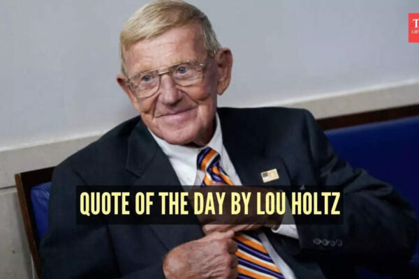 Quote of the day by Lou Holtz: “Ability is what you’re capable of doing. Motivation determines…”