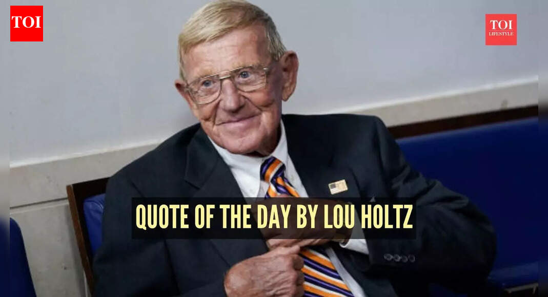 Quote of the day by Lou Holtz: “Ability is what you’re capable of doing. Motivation determines…”