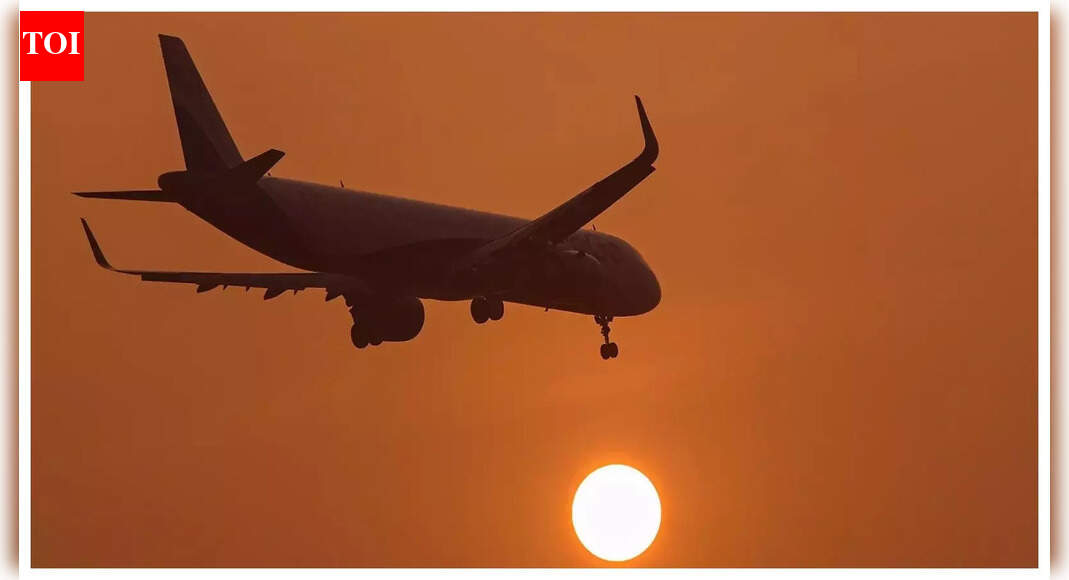Representative image AHMEDABAD: An IndiGo Madinah-Hyderabad flight with more than 180 passengers and six crew members made an emergency landing at Ahmedabad’s Sardar Vallabhbhai Patel International airport Thursday after an alleged bomb threat mid-air. It later turned out to be a hoax.Crew allegedly got a message claiming that an explosive device had been planted in the aircraft. The pilot alerted ATC, following which security agencies were put on standby and the flight was diverted to Ahmedabad, said sources.All passengers were deboarded. Teams from Bomb Detection and Disposal Squad, CISF, police and airport security cordoned off the area. “The aircraft was inspected, and no-thing suspicious was found,” ACP (Zone-G) V N Yadav said. Till 7pm, the flight had not departed. “Necessary arrangements were made for passeng-ers,” an airline source said. End of ArticleFollow Us On Social MediaVideos“Never Going With RJD Again” Nitish Kumar’s Sharp Swipe At RJD Bloc In AssemblyPM Modi Welcomes President Putin With Warm Hug Ahead Of India-Russia SummitHugs, Handshakes & High Diplomacy: Modi-Putin Bond Defines India-Russia SummitShashi Tharoor Says Strengthening Russia Ties Won’t Affect Relations With US, China‘Light Of My Life’ Swaraj Kaushal Passes Away At 73; Daughter Bansuri Pays Heartfelt TributePM Modi Breaks Protocol, Receives Vladimir Putin With A Hug, Shares Car In Big India-Russia MomentPutin Visit To Boost India-Russia Trade To New Highs, Says WTC ChairmanPiyush Goyal Hails Russia As India’s Trusted Friend, Urges Removal Of Trade BarriersIndia And Russia Boost Military Ties As Rajnath Singh Highlights Strategic Tech PartnershipAfghanistan FM Muttaqi Defends India Ties, Slams Pakistan Over Deoband Row And Shifting Accusations123PhotostoriesVijayashanti, Pratighatana and Karthavyam; Fearless women taking on corrupt power in fiery Telugu classicsVikrant Massey on underdog stories and complex heroes; Nuanced characters that highlight his versatile talentNutrition fact of the day: How much protein do I need to consume in a day?6 types of winter Halwas from the bylanes of Purani DilliWhat Déjà Vu really means in spirituality; some interpretations will leave you shocked5 workouts proven to boost heart health and longevityNature’s rainbow feathered wonders: 5 colourful birds that paint the sky as they fly5 love quotes from Jane Austen that feel like a warm hug on a winter evening5 foods you should not cook in an iron kadhaiThe Spiritual Meaning of Angel Numbers You Keep Seeing123Hot PicksIndigo Flight DelayPutin India VisitWorld NewsGold rate todaySilver rate todayPublic Holidays NovemberBank Holidays NovemberTop TrendingStephen Curry WifeNBA Trade RumorsRaKai Walmart IncidentCandace OwensNHL Trade RumorDak PrescottTravis KelceKobe BryantLuka DoncicGolden State Warriors vs Philadelphia 76ers