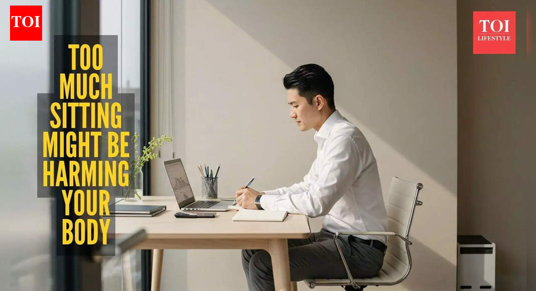 Sitting too long is slowly shutting your body down: 5 simple moves to reverse this