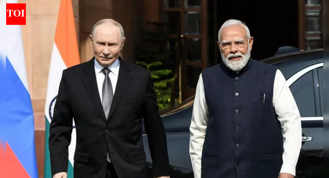 Prime Minister Modi hailed India-Russia ties as a “North star” in a changing world, announcing an economic cooperation program until 2030. Both nations reaffirmed their commitment to energy security and combating terrorism. Discussions also covered trade, with Russia pledging continued fuel shipments to India’s growing economy.  NEW DELHI: Prime Minister Narendra on Friday hailed India-Russia relations and claimed it to be a “North star” in the changing world order.While holding a joint press conference with Russian President Vladimir Putin, the Prime Minister said that both the countries have agreed on a economic cooperation program till 2030. Putin Sends Strong Message Backing India’s Anti-Terror Stand, Hails Modi For Rising Global InfluenceHere are Prime Minister Narendra Modi’s top quotes from the joint press conferenceMy friend President Putin, delegates from both countries – I am happy to welcome President Putin for the 23rd India–Russia Bilateral Summit. Twenty-five years ago, President Putin laid the foundation of our strategic partnership.The world has witnessed many ups and downs in the last eight decades. However, the friendship between India and Russia has remained like a pole star. This relationship is built on mutual respect and trust… Today, we have held discussions on all factors that will help strengthen this relationship.Energy security has been a strong pillar of our partnership, and we will continue this win-win cooperation. Our collaboration in civil nuclear energy has spanned decades and contributed to clean energy. Our cooperation in critical minerals is essential for maintaining a diverse and reliable global supply chain.This year in October, millions of devotees received the blessings of Lord Buddha’s sacred relics at the International Buddhist Forum in Kalmykia. I’m pleased that we will soon be launching a free 30-day e-tourist visa and a 30-day Group Tourist Visa for Russian citizen.Also read: Putin-Modi meet: How India became Russia’s lifeline – but on its own termsDuring the joint press conference, the Russian president thanked PM Modi and President Draupadi Murmu for the warm and hospitable welcome and said that Russia will continue uninterrupted shipments of fuel for the growing Indian economy.Top quotes from Putin’s addressWe are ready to continue uninterrupted shipments of fuel for the growing Indian economy.I thank President of India, Droupadi Murmu, Prime Minister of India and all our Indian colleagues for the warm and hospitable welcome accorded to the Russian delegation…I thank PM Modi for the dinner at his residence yesterday.Last year, our bilateral trade turnover grew by 12 per cent, setting a new record. We are currently forecasting that this year’s trade agreement will remain at the same impressive level.The Prime Minister gave us a list of challenges that deserve the attention of both governments, and we will act on them. The creation of a Free Trade Agreement between India and the Eurasian Economic Union will help. Our countries are gradually moving to mutual settlements in national currencies, which already account for 96% of commercial transactions. We are also witnessing successful partnerships in energy – stable supplies of oil, gas, coal, and everything required for India’s energy needs.India and Russia have long been standing shoulder to shoulder in the fight against terrorism. Whether it is the terrorist attack in Pahalgam or the cowardly attack on the Crocus City Hall, the root of all these incidents is the same. India’s unwavering belief is that terrorism is a direct assault on the values of humanity and that global unity against it is our greatest strength. India and Russia have close cooperation in the UN, G20, BRICS, SCO, and other forums. We will continue our dialogue and cooperation in all these forums.Our country, for the last half a century, has been helping to arm and modernise the Indian Army, including the Air Defence Forces, aviation, and the Navy. In general, we are undoubtedly satisfied with the results of the negotiation we just had…I can express my confidence that the current visit and the agreements reached will help further deepen the Russian-Indian strategic partnership for the benefit of our countries and the people, the peoples of India and Russia.About the AuthorTOI News DeskThe TOI News Desk comprises a dedicated and tireless team of journalists who operate around the clock to deliver the most current and comprehensive news and updates to the readers of The Times of India worldwide. With an unwavering commitment to excellence in journalism, our team is at the forefront of gathering, verifying, and presenting breaking news, in-depth analysis, and insightful reports on a wide range of topics. The TOI News Desk is your trusted source for staying informed and connected to the ever-evolving global landscape, ensuring that our readers are equipped with the latest developments that matter most.”Read MoreEnd of ArticleFollow Us On Social MediaVideosRussia Backs India’s Energy Needs As Putin Defies Trump And Promises Steady Fuel Supplies To DelhiAviation Meltdown Forces DGCA To Roll Back Weekly Pilot Rest Norm After IndiGo CancellationsPM Modi Sends Strong Message With Putin, Linking Pahalgam And Crocus In A Joint Stand Against TerrorPM Modi Sends Big Message On Ukraine As He Tells Putin India Supports Peace Not Neutrality TodayModi, Murmu Host Putin With Guard Of Honour, Rajghat Tribute Ahead Of High-Stake India-Russia SummitRBI Slashes Rates After Rupee Fall, Boosts Liquidity And Lifts India’s GDP Forecast To 7.3%No Extension To Waqf Registration Deadline, Rijiju Reiterates Citing Parliament And SC MandateMassive Outrage Over IndiGo Chaos, Over 600 Flights Cancelled In India’s Biggest Aviation CrisisPak President Zardari Approves Asim Munir As The First Chief Of Defence Forces Amid Power TensionsPM Modi, Putin Share Another Car Ride, Russian President Says It Was His Idea To Show Friendship123PhotostoriesRaj and Simran energy returns as Kajol and Shah Rukh Khan channel classic Yash Chopra fashion at the DDLJ statue launchShah Rukh Khan, Chennai Express and Baadshah; Funniest roles that prove his effortless comic timingDelhi–Mumbai Expressway’s big capital push: Final 9km link edges toward June milestone‘Bigg Boss 19’: Amaal Mallik’s ‘Gerua’ performance to Tanya Mittal’s imaginary husband, most hilarious moments of this seasonBirth Number 1 : Personality Trait, Lucky Number, Lucky Color and Lucky Gemstone8 varieties of fish that thrive the longest in aquariumsWhat happens to the body if you drink 2 teaspoon of olive oil dailyJapan’s lunchtime habits could change your health forever: 5 tips to learnRoutes, rakes, and ridership woes: Chennai lines up second AC suburban train for 2026The egg effect: 7 surprising health benefits of eating eggs daily in women123Hot PicksIndigo Flight DelayPutin India VisitWorld NewsGold rate todaySilver rate todayPublic Holidays NovemberBank Holidays NovemberTop TrendingAUS vs ENG LiveLos Angeles LakersJoe RoganCandace OwensAryna SabalenkaDak PrescottTravis KelceKobe BryantJohan OviedoJohan Oviendo