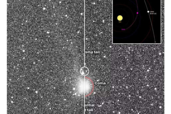 Comet 3I/ATLAS reveals glowing coma, plasma and dust tails from ESA’s Juice mission | NavCam early images revealed