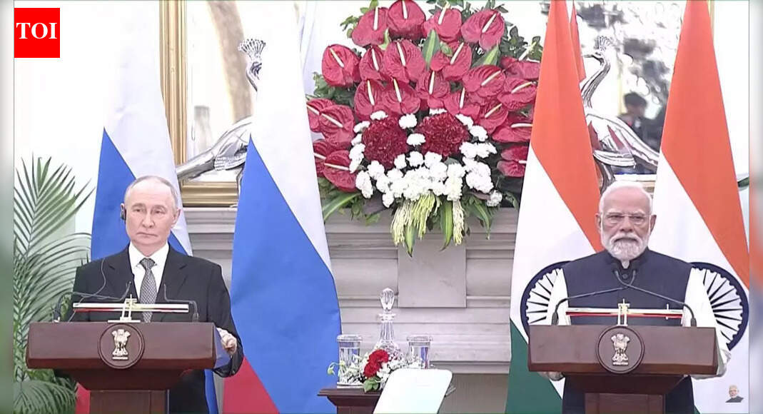 India and Russia have pledged to boost their joint efforts in implementing climate actions under UN frameworks, including the Paris Agreement. Both nations will collaborate on increasing access to climate finance and technologies for developing countries and economies in transition. They also agreed to intensify bilateral dialogue on carbon trade mechanisms and low-carbon technologies.  NEW DELHI: India and Russia on Friday agreed to intensify their bilateral efforts for implementing different climate actions under the global goals approved on multilateral forums such as the UN Convention on climate change and its Paris Agreement.The statement, issued after the meeting between Prime Minister Narendra Modi and visiting Russian President Vladimir Putin, noted the agreement of both the countries to continue the development of joint approaches to mobilise “increased access to climate finance and technologies” for developing countries and economies in transition.Russia comes under the ‘economies in transition’ (EIT) category and therefore does not fall under the group of developed countries who are obligated to provide climate finance to assist developing countries to undertake emissions reduction activities under the UN Convention and help them adapt to adverse effects of climate change.Under the Convention, the developed countries have to take all practicable steps to promote the development and transfer of environmentally friendly technologies to EIT and developing countries. India and Russia joint approach may help in mobilising climate finance by leveraging their combined efforts at multilateral forums.Noting the importance of expanding efforts to combat climate change and achieving the goals of the United Nations Framework Convention on Climate Change (UNFCCC) and the Paris Agreement, both India and Russia agreed to “intensify the bilateral dialogue on implementing mechanisms of the Article 6 (carbon trade) of the Paris Agreement, developing low-carbon technologies and using sustainable finance instruments”.The joint statement said that both the countries also agreed to continue interaction within G20, BRICS, SCO on the key issues of climate change. “Both sides encouraged fruitful cooperation in the area of addressing climate change in BRICS during the India Chairship in grouping in 2026,” it said. The statement also welcomed the first meeting of the Joint Russia-India Working Group on the issues of climate change and low-carbon development held on Sept 10 in New Delhi within the framework of the Memorandum of Understanding on the issues of climate change and low-carbon development.About the AuthorVishwa MohanVishwa Mohan is Senior Editor at The Times of India. He writes on environment, climate change, agriculture, water resources and clean energy, tracking policy issues and climate diplomacy. He has been covering Parliament since 2003 to see how politics shaped up domestic policy and India’s position at global platform. Before switching over to explore sustainable development issues, Vishwa had covered internal security and investigative agencies for more than a decade.Read MoreEnd of ArticleFollow Us On Social MediaVideosCentre Orders High-Level Probe As IndiGo Flight Operations Set To Normalise In 3 DaysImran Khan Tagged ‘Security Threat’ As Pakistan Army Launches Fiercest Public Attack In Years‘Not Here Only For Energy’: Putin Seeks Broader India-Russia PartnershipPM Modi Urges Putin To Build New Economic Axis As India Becomes Emerging Skilled Capital Of WorldSpiceJet Chairman Ajay Singh Calls IndiGo Crisis ‘Unfortunate’, Offers 100 Extra FlightsPakistan Supports China’s Arunachal Lie As Putin Meets Modi Amid Major India Russia CooperationRussia Delivers Major Nuclear Boost As Putin Pledges To Take India’s Kudankulam Plant To Full PowerPutin Visit Sparks Storm As Tharoor, Not Rahul, Invited To President’s High-Profile State BanquetIndiGo Flight Chaos Forces Couple To Join Their Wedding Reception OnlineBengaluru Newlyweds Attend Reception Online After Indigo Cancellations Derail Travel Plans123PhotostoriesHow Bhagavad Gita can heal unknown childhood trauma and unlock blockages for success in lifeNutrition fact of the day: Greek yogurt has twice the protein of regular yogurt5 cleveranimals that deceivepredators by playing dead10 protein- and fiber-rich broccoli and egg dishes under 20 minutes for bachelors5 Oscar Wilde love quotes that compelus to rethink the definition of romance’Dhurandhar’, ‘Padmaavat’, ‘Jolly LL.B 2’: Bollywood movies that faced legal trouble before releaseBigg Boss 19: From getting evicted in the first week, ugly fight with Amaal Mallik to emotional breakdown while talking about her father; Farrhana Bhatt’s journeyRakul Preet Singh to Sanya Malhotra: Today’s 5 most fashionable outfits you’ll want to screenshotRemove dandruff naturally: 4 home remedies that actually workWarm rice vs cold rice: Which is a healthier way to consume it123Hot PicksIndigo Flight DelayPutin India VisitWorld NewsGold rate todaySilver rate todayPublic Holidays NovemberBank Holidays NovemberTop TrendingAUS vs ENG LiveLos Angeles LakersMatthew Stafford WifeCandace OwensAryna SabalenkaDak PrescottTravis KelceKobe BryantJohan OviedoJohan Oviendo