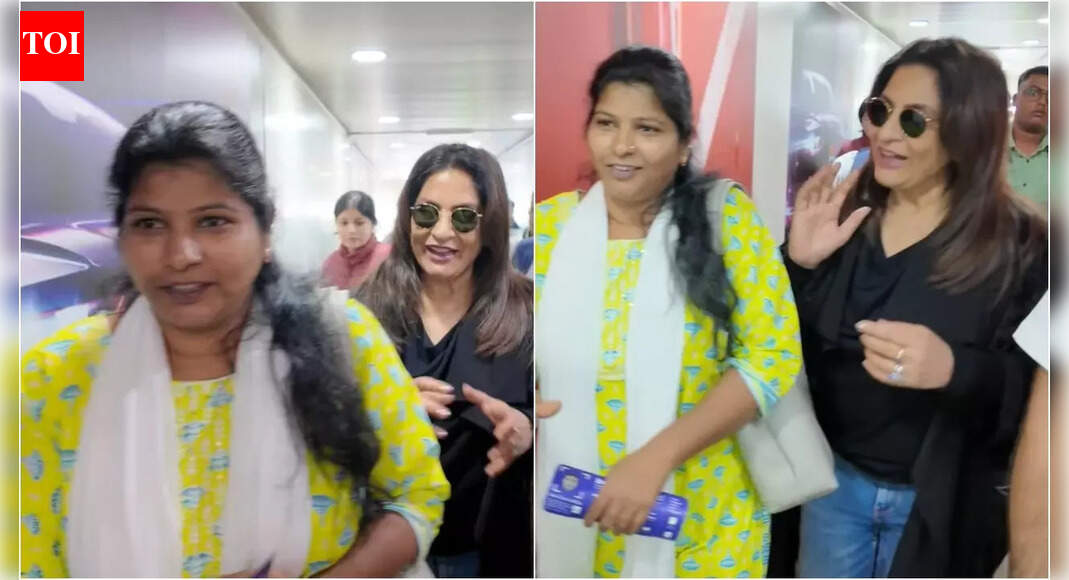 Archana Puran Singh takes her househelp with her on a Bengaluru trip; latter shares her FIRST time flying experience: ‘Lag raha thaa ki baadlon par chal rahe hai’