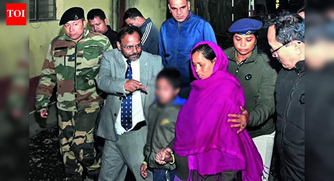 Pregnant Sunali brought back to India with son | India News