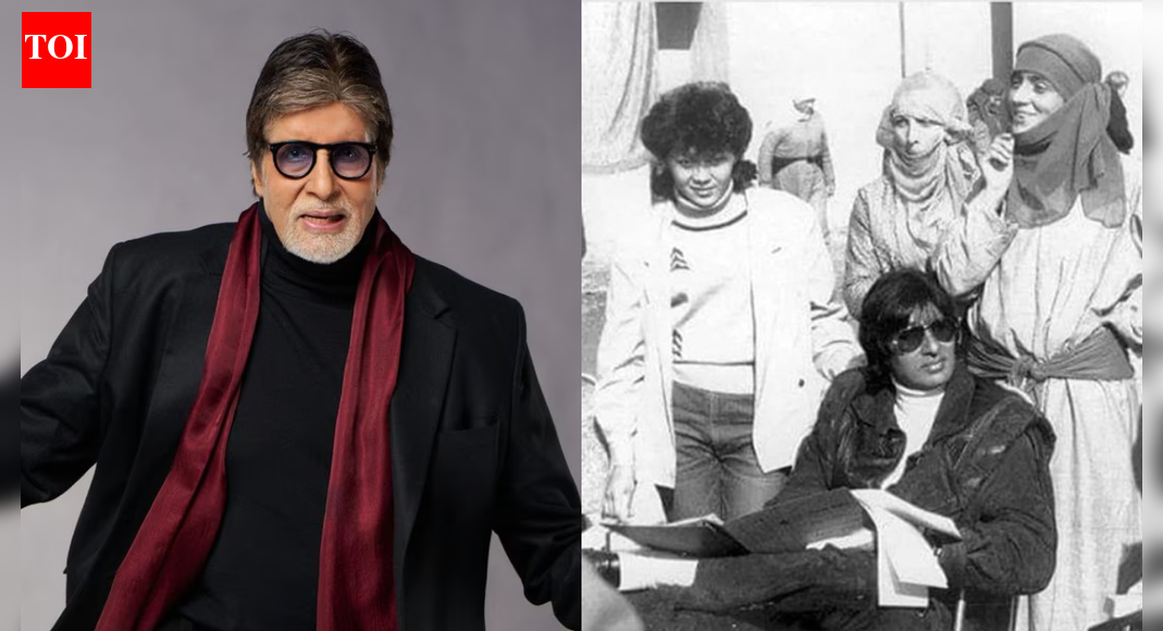 When Amitabh Bachchan took fans back to 1990’s Russia with a stylish memory from the sets of ‘Ajooba’: ‘Prepping for the scene, script in hand…’ | Hindi Movie News