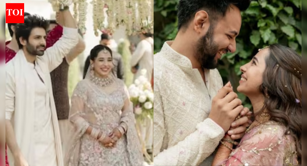 Kartik Aaryan’s sister Kritika gets married to pilot Tejashwi Singh, actor shares emotional VIDEO with song ‘Tera Yaar Hoon Main’