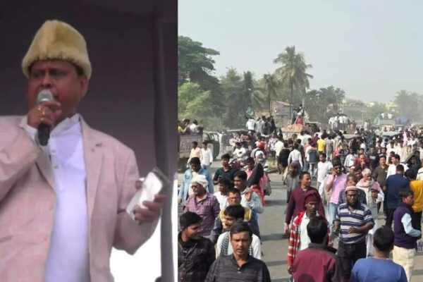 Suspended TMC MLA Humayun Kabir lays foundation stone for ‘Babri Masjid’
