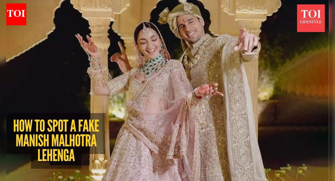 5 ways to identify a fake Manish Malhotra lehenga before you are tricked into buying it |