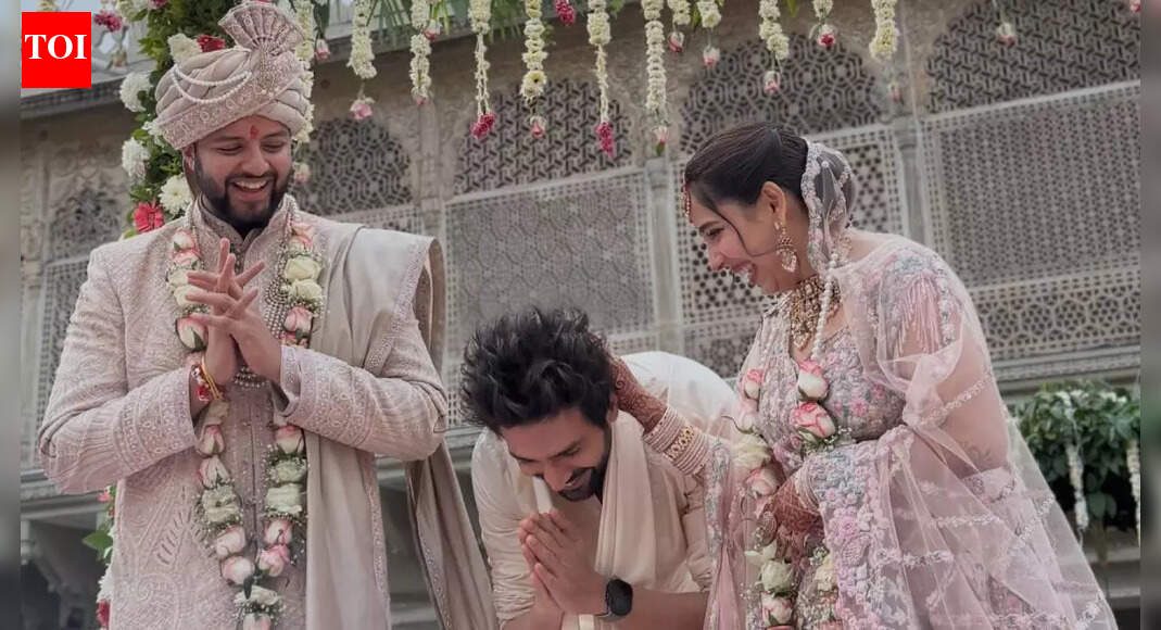 Kartik Aaryan pens emotional note as sister Kritika Tiwari marries Tejashwi Singh in intimate Gwalior ceremony, ‘Seeing my kiki as a bride felt like…’ | Hindi Movie News