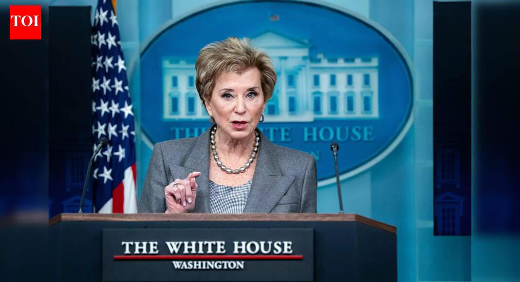 Protests greet Linda McMahon’s school visit amid concerns over conservative-backed civics tour