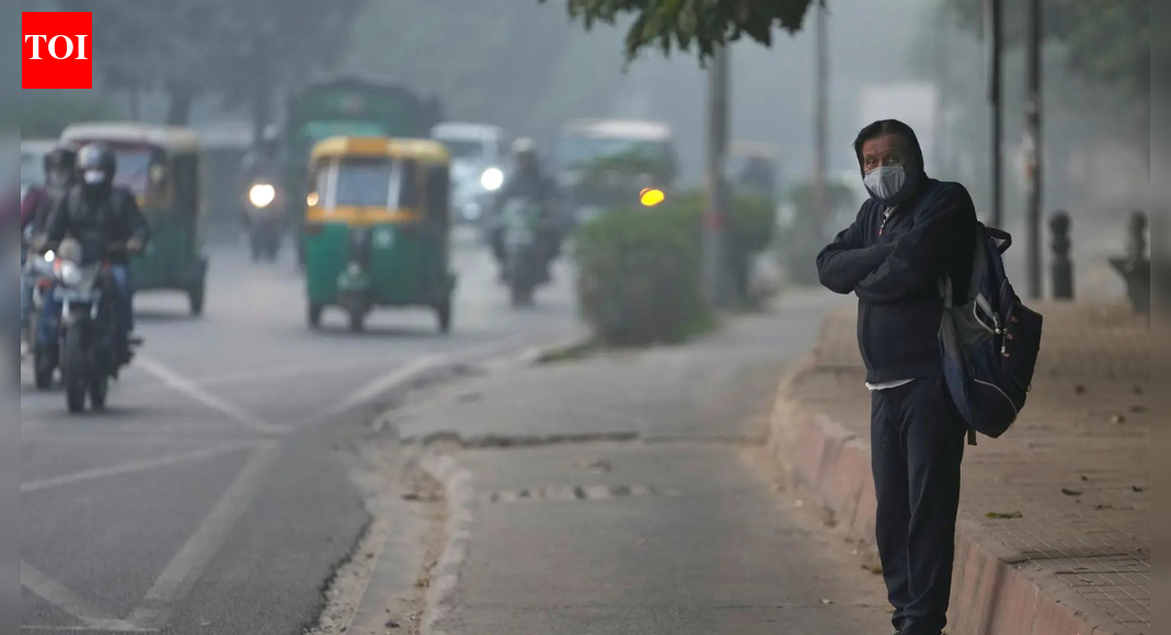 Delhi’s air pollution nearly doubled in November, making it India’s fourth most polluted city. Despite reduced stubble burning, PM2.5 levels soared, with 23 ‘very poor’ and six ‘severe’ days. Nine of the ten most polluted cities are in Uttar Pradesh and Haryana, highlighting the need for sector-specific emission cuts. File photo (Picture credit: AP) NEW DELHI: Delhi’s air pollution almost doubled in November, pushing the capital to the position of the fourth most polluted city in India, according to a report released by the Centre for Research on Energy and Clean Air (CREA).The analysis shows that despite a sharp drop in the impact of stubble burning compared to last year, pollution levels in the capital remained extremely severe throughout the month.Delhi Air Pollution Protest At India Gate Turns Violent Amid ‘Madvi Hidma Amar Rahe’ SlogansThe report said Delhi recorded a monthly average PM2.5 concentration of 215 micrograms per cubic metre in November, nearly twice its October average of 107 micrograms per cubic metre. The city saw 23 ‘very poor’ days, six ‘severe’ days and one ‘poor’ day. Stubble burning contributed an average of 7 per cent to Delhi’s pollution in November, a sharp fall from 20 per cent last year. Even its peak contribution reached only 22 per cent, lower than the 38 per cent recorded in November 2024.Air quality across India also worsened sharply, with nine of the ten most polluted cities recording higher PM2.5 levels than last year. Ghaziabad ranked as the most polluted city, averaging 224 micrograms per cubic metre and breaching the National Ambient Air Quality Standards (NAAQS) every day in November. Noida, Bahadurgarh, Hapur, Greater Noida, Baghpat, Sonipat, Meerut, Rohtak and Delhi also featured in the top ten. Uttar Pradesh accounted for six of these cities, followed by Haryana with three and Delhi with one.As per news agency PTI, CREA analyst Manoj Kumar said, “Despite a significant reduction in stubble-burning influence, 20 out of 29 NCR cities recorded higher pollution levels than the previous year… Without sector-specific emission cuts, cities will continue to breach standards”.Meanwhile, the Delhi government has set up a new Expert Group on Air Pollution Mitigation to provide science-based guidance on long-term and emergency pollution control measures. The group, chaired by former Union environment secretary Leena Nandan, will assess existing air quality programmes and recommend policy reforms.About the AuthorTOI News DeskThe TOI News Desk comprises a dedicated and tireless team of journalists who operate around the clock to deliver the most current and comprehensive news and updates to the readers of The Times of India worldwide. With an unwavering commitment to excellence in journalism, our team is at the forefront of gathering, verifying, and presenting breaking news, in-depth analysis, and insightful reports on a wide range of topics. The TOI News Desk is your trusted source for staying informed and connected to the ever-evolving global landscape, ensuring that our readers are equipped with the latest developments that matter most.”Read MoreEnd of ArticleFollow Us On Social MediaVideos’Maligning Hindu Way Of Life’: PM Modi Calls Out Colonial Mindset Over ‘Hindu Rate Of Growth’ LabelUP CM Yogi Slams Parties ‘Insulting Babasaheb’s Legacy’, Announces Security For Ambedkar Statues’Engaging Atmosphere Reigned’: Shashi Tharoor After State Dinner With Russian President Putin’Sab Jagah Pohchenge’: Yogi Adityanath On What’s Next After Ram Temple, ‘Kashi-Mathura’ Slogan’Black Day’: Owaisi Targets Modi Govt, Questions Acquittals In Babri Masjid Demolition CasePutin Dinner Snub Triggers War of Word: Priyanka Chaturvedi Slams ‘Petty’ Politics, BJP Blasts RahulHow Russia May Open Central Asia For India As West Pushes Harder: Kugelman Explains The Power ShiftAviation Meltdown Escalates As IndiGo Cancels 400 Flights And Government Enforces Fare ControlsUS Singer Calls PM Modi World’s Top Leader, Warns Washington To Recalibrate Its India Strategy FastEx-Pentagon Official Says Asim Munir Must Be Arrested As He Slams US Policy, Calls For India Apology123PhotostoriesSara Khan marries Krish Pathak in both Hindu and Muslim rituals, drops new photos; says ‘Qubool Hai se Saat Phere tak’Stressed and stiff? 4 yoga moves for instant relief10 reminders every working mom who feels guilty needs to hear todayBigg Boss 19: From making shocking revelations about a luxurious lifestyle to Ekta Kapoor offering her a project; finalist Tanya Mittal’s journey10 tips to keep your baby warm and cozy this winter9 one-pot South Indian vegetarian rice dishes to try’3BHK’ to ‘Aan Paavam Pollathathu’:5 Tamil films of 2025 that won hearts with natural acting and nuanced storiesThe 5 stages of awakening: Find out where you stand todayShah Rukh Khan-Kajol to Varun Dhawan-Alia Bhatt: Bollywood’s most loved onscreen couples who never dated in real lifeFrom Weight loss to Cholesterol: Benefits of Edamame Beans and 6 ways to cook them123Hot PicksIndigo Flight DelayPutin India VisitWorld NewsGold rate todaySilver rate todayPublic Holidays NovemberBank Holidays NovemberTop TrendingCaeleb Dressel Net WorthDelhi Airport AdvisoryIndigo Flight CancellationCandace OwensAryna Sabalenka Net WorthHow to get danny Phantom in FortniteTravis KelceJohn Cena FinalJEE Advanced Exam DateDDA RecruitmentExam Schedule
