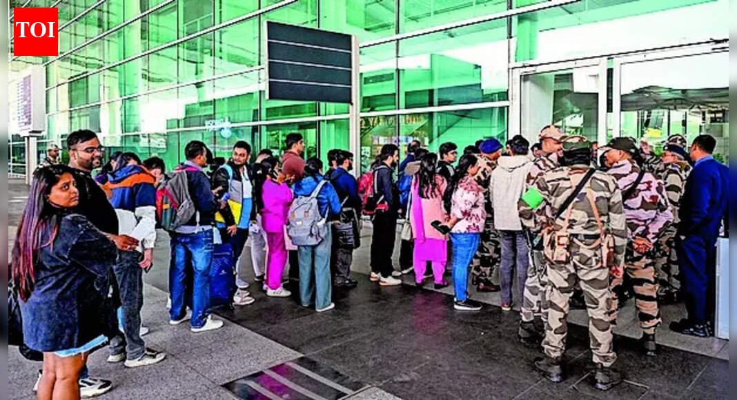 The government has imposed a Rs 18,000 domestic airfare cap and ordered IndiGo to restore full operations within two days, citing exorbitant fares and mass cancellations.  Aviation authorities invoked powers to ensure fair pricing and mandated refunds, aiming to protect passengers from opportunistic charges amidst a significant operational disruption.  NEW DELHI: Govt on Saturday cracked the whip on IndiGo and other airlines charging exorbitant fares amid mass cancellations, capping domestic airfares at Rs 18,000 (UDF, passenger security fees and taxes extra). In a late evening meeting, civil aviation secretary Samir Kumar Sinha gave IndiGo two days — instead of the 21 sought by the airline — to fully restore operations.Sinha summoned the airline brass led by CEO Pieter Elbers to Rajiv Gandhi Bhawan after the ministry invoked the Bharatiya Vayuyan Adhiniyam, arming itself with powers instead of leaving it to aviation regulator DGCA. The carrier, controlling 60% of the domestic traffic, has been ordered to ensure refunds for cancelled tickets by 8pm on Dec 7, and return bags within two days. The airline has been barred from charging any rescheduling fee, which it was levying despite failing for over a month to adhere to new flying time norms for pilots and crew.  Unlike other airlines which were updating DGCA periodically about flight duty time limitations (FDTL), IndiGo not only failed to implement it but even refused to disclose details to the regulator. Officials pointed out that the airline did not update authorities and travellers adequately during the chaos caused by its failure to adhere to FTDL despite being given two years to accept the globally accepted protocol.IndiGo has been instructed to improve its communication: it will now submit a report every fortnight on implementation of its commitment to recruit enough pilots to ensure compliance with resting norms.Separately, officials indicated the probe into IndiGo’s operational collapse may be expedited to find out why such a massive failure took place, and based on that the airline may be penalised. The role of the management is under the scanner as well. The airfare caps stay till IndiGo operations stabilise.Cap on fares comes too late for lakhsFares for short flights covering a distance of up to 500km (like Delhi-Lucknow/Jaipur) have been capped at Rs 7,500; for 500-1,000km (Delhi-Udaipur, Hyderabad-Chennai) at Rs 12,000; 1,000-1,500km (Delhi-Mumbai) at Rs 15,000 and above 1,500km (Delhi-Chennai/Bengaluru/Hyderabad) at Rs 18,000. India had last imposed fare caps during Covid (May 2020 to Aug 2022).Aviation ministry said it has “taken a serious note of unusually high airfares being charged by certain airlines during the ongoing disruption” and “invoked its regulatory powers to ensure fair and reasonable fares across all affected routes” to “protect passengers from any form of opportunistic pricing.”IndiGo is expected to normalise operations by Dec 15 after govt kept certain provisions of the new FDTL norms related to its Airbus A320 fleet in abeyance till Feb 10, 2026.A reduction in flight cancellation may have begun on Saturday when that number dropped to about 700 — from over 1,000 a day earlier. “We are on our way to operate over 1,500 flights by end of day (Saturday). With regards to destinations, over 95% of network connectivity has already been re-established as we are able to operate to 135 out of the existing 138 destinations in operations. We are committed to build back the trust of our customers,” IndiGo said in a statement. IndiGo used to operate over 2,200 flights daily.The fare-capping development may have come way too late for lakhs of passengers who had IndiGo tickets for travel from earlier this week when the airline started cancelling hundreds of flights, till mid-Dec when IndiGo expects to normalise operations. These passengers had to cancel their IndiGo tickets and buy on other airlines like Air India, AI Express, Akasa and SpiceJet at sky-high fares — touching upto Rs 90,000 on certain routes.Geeta Srivastava (name changed on request), for instance, bought tickets for Delhi-Udaipur-Delhi for Rs 11,000. While she travelled Delhi-Udaipur (Dec 5) on some other airline, she was forced to cancel her IndiGo Udaipur-Delhi ticket of Sunday. “I bought Udaipur-Delhi ticket on another airline for Rs 24,000. Of what use is govt directive? Throughout this crisis, aviation ministry has been nothing but a mute spectator,” she fumed.Like Srivastava, lakhs of passengers have had to shell out many times the usual airfare to get to their destinations. The arithmetic is against passengers as IndiGo has almost 65% of the domestic market share. Before the IndiGo crisis, more than five lakh daily domestic flyers were travelling daily this season. Until IndiGo operations are back to normal, almost the vast majority of travellers are chasing seats on airlines that have the remaining 35%. With such a demand-supply mismatch, fares have zoomed.Aviation ministry said in a statement Saturday: “An official directive has been issued to all airlines mandating strict adherence to fare caps that have now been prescribed. These caps will remain in force until the situation fully stabilises. Any deviation from the prescribed norms will attract immediate corrective action in public interest.”End of ArticleFollow Us On Social MediaVideos’Maligning Hindu Way Of Life’: PM Modi Calls Out Colonial Mindset Over ‘Hindu Rate Of Growth’ LabelUP CM Yogi Slams Parties ‘Insulting Babasaheb’s Legacy’, Announces Security For Ambedkar Statues’Engaging Atmosphere Reigned’: Shashi Tharoor After State Dinner With Russian President Putin’Sab Jagah Pohchenge’: Yogi Adityanath On What’s Next After Ram Temple, ‘Kashi-Mathura’ Slogan’Black Day’: Owaisi Targets Modi Govt, Questions Acquittals In Babri Masjid Demolition CasePutin Dinner Snub Triggers War of Word: Priyanka Chaturvedi Slams ‘Petty’ Politics, BJP Blasts RahulHow Russia May Open Central Asia For India As West Pushes Harder: Kugelman Explains The Power ShiftAviation Meltdown Escalates As IndiGo Cancels 400 Flights And Government Enforces Fare ControlsUS Singer Calls PM Modi World’s Top Leader, Warns Washington To Recalibrate Its India Strategy FastEx-Pentagon Official Says Asim Munir Must Be Arrested As He Slams US Policy, Calls For India Apology123Photostories7 fish that make your aquarium instantly InstagrammableJhol Momo to Paalak Methi Mattar ka Saag: 15 dishes Vladimir Putin was served on his India tripSara Khan marries Krish Pathak in both Hindu and Muslim rituals, drops new photos; says ‘Qubool Hai se Saat Phere tak’Stressed and stiff? 4 yoga moves for instant relief10 reminders every working mom who feels guilty needs to hear todayBigg Boss 19: From making shocking revelations about a luxurious lifestyle to Ekta Kapoor offering her a project; finalist Tanya Mittal’s journey10 tips to keep your baby warm and cozy this winter9 one-pot South Indian vegetarian rice dishes to try’3BHK’ to ‘Aan Paavam Pollathathu’:5 Tamil films of 2025 that won hearts with natural acting and nuanced storiesThe 5 stages of awakening: Find out where you stand today123Hot PicksIndigo Flight DelayPutin India VisitWorld NewsGold rate todaySilver rate todayPublic Holidays NovemberBank Holidays NovemberTop TrendingCaeleb Dressel Net WorthDelhi Airport AdvisoryIndigo Flight CancellationCandace OwensAryna Sabalenka Net WorthHow to get danny Phantom in FortniteTravis KelceJohn Cena FinalJEE Advanced Exam DateDDA RecruitmentExam Schedule