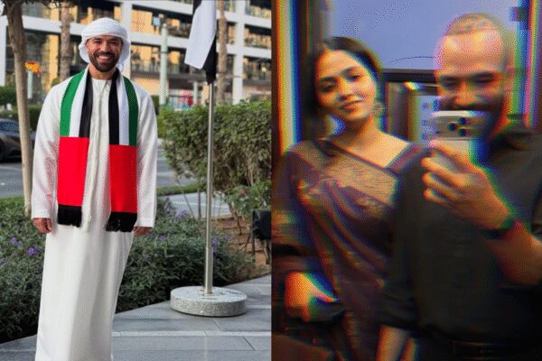 UAE influencer Khalid Al Ameri confirms relationship with Indian actress Sunaina Yella in birthday selfie | World News