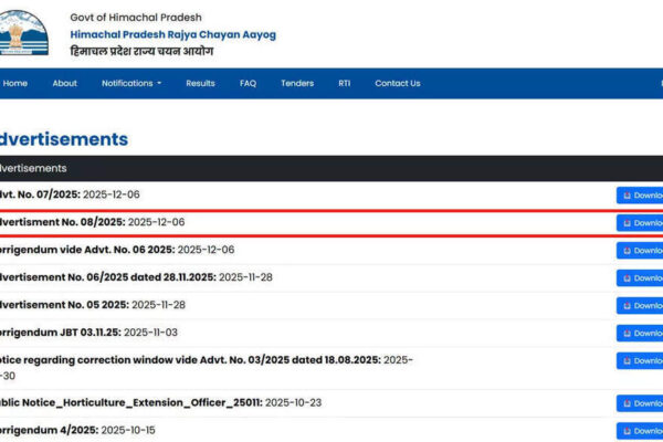 HPCRA Patwari recruitment 2025: Apply at hprca.hp.gov.in for 530 posts before 16 January