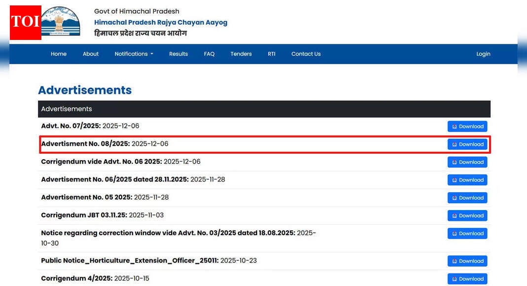 HPCRA Patwari recruitment 2025: Apply at hprca.hp.gov.in for 530 posts before 16 January