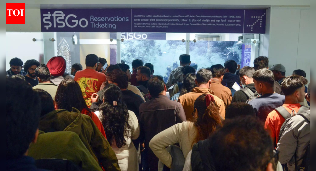 Civil Aviation Minister Ram Mohan Naidu countered Rahul Gandhi’s criticism of the IndiGo crisis, asserting the government champions aviation competition to welcome new airlines and expand fleets. He highlighted recent legislation to reduce aircraft leasing costs, emphasizing the issue’s public, not political, nature. Gandhi had blamed the government’s ‘monopoly model’ for passenger woes. IndiGo crisis enters its sixth day as passengers remain stranded at major airports (ANI) NEW DELHI: Civil aviation minister Ram Mohan Naidu, in response to Rahul Gandhi’s remark, stated that the government has consistently promoted competition in the aviation sector to promote the entry of more airlines in the market. He highlighted recent legislation aimed at reducing leasing costs, noting that it will make it easier for airlines to expand their fleets.In his statement, Naidu pointed out that the IndiGo crisis is an issue of public concern rather than a political issue. Aviation Meltdown Escalates As IndiGo Cancels 400 Flights And Government Enforces Fare Controls “He should understand that this is not a political issue, but a matter concerning the public. In the aviation sector, the government has always aimed to increase competition,” he said, “More competition means allowing new airlines to enter, increasing aircraft in our fleet, and reducing leasing costs. We have even passed legislation in Parliament to lower leasing costs so that more aircraft can be added.”Rahul Gandhi on Friday stated that the IndiGo fiasco is a result of the government’s monopoly model, causing the general public to bear the brunt of it. In a post on X, he said, “IndiGo fiasco is the cost of this Govt’s monopoly model. Once again, it’s ordinary Indians who pay the price – in delays, cancellations and helplessness.”He had also urged promoting more competition across sectors, saying, “India deserves fair competition in every sector, not match-fixing monopolies.”The IndiGo crisis has entered its sixth day, causing significant disruption for thousands of passengers. Many remain stranded at airports, while others are missing important life events due to flight delays and cancellations.About the AuthorTOI News DeskThe TOI News Desk comprises a dedicated and tireless team of journalists who operate around the clock to deliver the most current and comprehensive news and updates to the readers of The Times of India worldwide. With an unwavering commitment to excellence in journalism, our team is at the forefront of gathering, verifying, and presenting breaking news, in-depth analysis, and insightful reports on a wide range of topics. The TOI News Desk is your trusted source for staying informed and connected to the ever-evolving global landscape, ensuring that our readers are equipped with the latest developments that matter most.”Read MoreEnd of ArticleFollow Us On Social MediaVideosWATCH: Newly Built NH 66 Stretch Collapses In Kerala’s Kollam; School Bus, Other Vehicles Trapped‘Nothing Wrong In It’: Congress MP Shashi Tharoor On PM Modi Gifting Bhagavad Gita To Putin’I Regret That…’: Congress MP Shashi Tharoor On No Invite To Rahul, Kharge For Putin DinnerGoa: 23 Killed In Arpora Nightclub Fire; Cylinder Blast Suspected, CM Sawant Vows Strict Action’Maligning Hindu Way Of Life’: PM Modi Calls Out Colonial Mindset Over ‘Hindu Rate Of Growth’ LabelUP CM Yogi Slams Parties ‘Insulting Babasaheb’s Legacy’, Announces Security For Ambedkar Statues’Engaging Atmosphere Reigned’: Shashi Tharoor After State Dinner With Russian President Putin’Sab Jagah Pohchenge’: Yogi Adityanath On What’s Next After Ram Temple, ‘Kashi-Mathura’ Slogan’Black Day’: Owaisi Targets Modi Govt, Questions Acquittals In Babri Masjid Demolition CasePutin Dinner Snub Triggers War of Word: Priyanka Chaturvedi Slams ‘Petty’ Politics, BJP Blasts Rahul123PhotostoriesBill Gates’ quotes to teach kids about leadership7 things kids teach parents unintentionally9 Lord Ganesha Mantra According To Your Date of BirthDipika Kakar recalls breaking down after liver cancer diagnosis and not being able to feed Ruhaan; says ‘Wanted to come back fine for my son’Short, modern and meaningful unisex baby namesKerala actress assault case: 8-year timeline of the trial; Dileep awaits verdict in historic courtroom battleHow to know if your heart is healthy: Simple checks you can do at home5 sleep secrets that transform student performance: What science really saysPowerful mythological names for babies born on SundayYour soul purpose as per your birth month; goosebumps guaranteed!123Hot PicksIndigo Flight DelayPutin India VisitWorld NewsGold rate todaySilver rate todayPublic Holidays NovemberBank Holidays NovemberTop TrendingGautam GambhirThe God Slayer Release DateRohit SharmaCandace OwensAryna Sabalenka Net WorthTim PoolAaron RodgersVirat KohliNarela Girl Sexually AssaultedBengaluru News