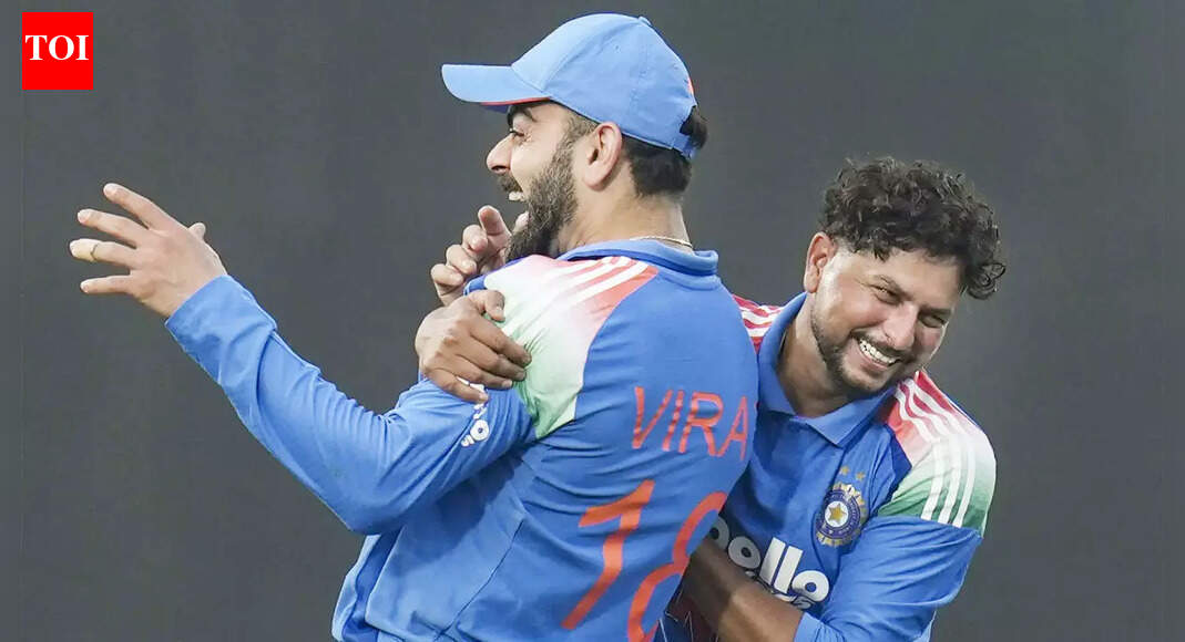 On Live TV! Kuldeep Yadav calls Rohit Sharma India captain, instantly corrects to KL Rahul after win — WATCH