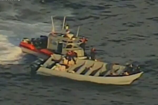 US coast guard snipes drug boat from chopper; seizes 20,000 pounds of cocaine – watch