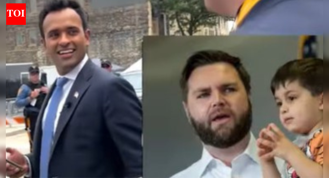 ‘Come on’: Vivek Ramaswamy cracks up when he’s asked why JD Vance named his son ‘Vivek’