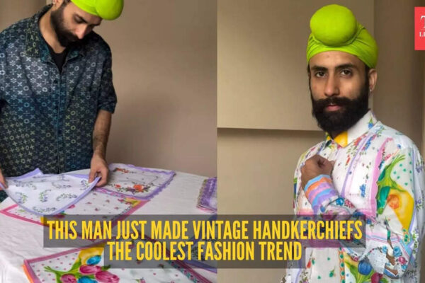 This Indian influencer turned vintage handkerchiefs into a fashionable shirt and the internet is officially obsessed | Watch