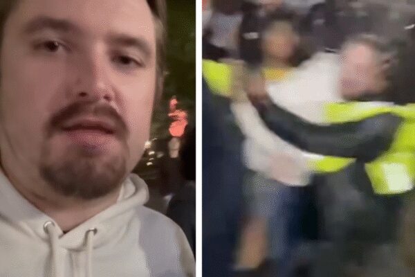 MAGA reporter claims he was ‘assaulted’ by ‘violent leftists’ at anti-ICE rally, says protesters tried to ‘steal his phone’