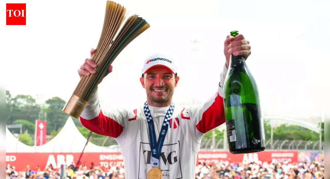 Sao Paulo E-Prix winner Jake Dennis promises girlfriend Lexi Grace Boosey a special victory treat for their pet dog | Formula – E News