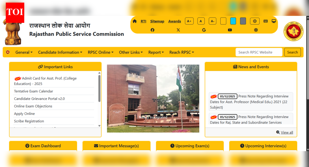 RPSC RAS exam 2024: Interview schedule for Rajasthan State and Subordinate Services released; check key dates here