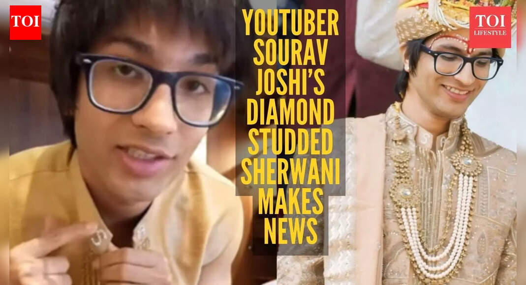 Sourav Joshi: Rolex on his wrist, ‘S & A’ diamonds on his sherwani: Inside Sourav Joshi’s luxe wedding look |