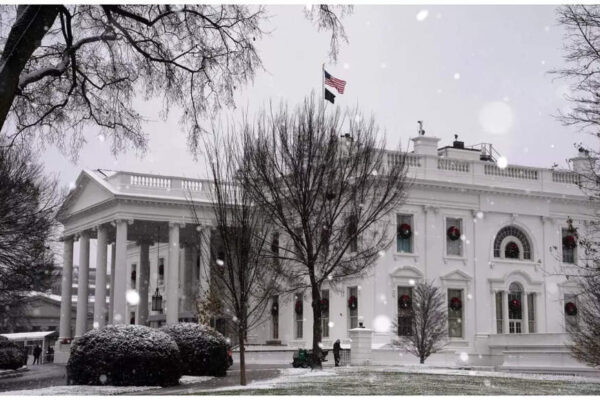 ‘Beautiful, looks magical’: White House shares snow-laden photos as winter storm blankets Washington