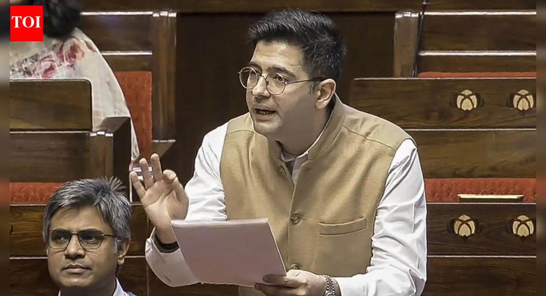 AAP MP Raghav Chadha has strongly criticized toll plazas in India. He highlighted that commuters face heavy taxes, bad roads, and long waits despite paying multiple charges. Chadha described this situation as ‘legalised loot’. He urged the government to review toll norms and suggested free passage if waits exceed five minutes.  NEW DELHI: AAP Rajya Sabha MP Raghav Chadha on Monday sharply criticised the functioning of toll plazas, arguing that commuters face excessive taxation, poor road conditions and long queues despite paying multiple charges. Raising the issue in the Upper House, he said the situation amounted to “legalised loot” and urged the government to revisit tolling norms.Chadha said “toll is taking a big toll on people of India,” pointing to what he described as persistent congestion, mismanagement and profiteering at toll points. Highlighting the tax burden on vehicle owners, he noted that citizens already pay GST, road tax and infrastructure cess while buying cars, and infrastructure-related levies on fuel.  ‘Where Were Your Ancestors?’ Gogoi Mocks BJP, Blasts Modi’s Nehru Remark During Vande Mataram Debate “And then when we drive on roads even the toll tax is charged from us, which is increasingly becoming unbearable for the citizens,” he said. He also criticised the quality of highways, saying commuters expect proper drainage, lighting, lane markings and safety features after paying hefty charges, but “none of it is available” and maintenance remains “negligible.” Citing recent judicial observations, he referred to the Kerala high court’s view that NHAI cannot collect toll on incomplete or poorly maintained stretches and the Jammu & Kashmir high court’s decision granting 80% relief at two toll plazas over bad road conditions.On delays at toll booths, Chadha questioned the utility of paying numerous taxes when motorists still spend “30–40 mins in the queue waiting.” He said the cost of such congestion – fuel wastage, lost productivity and missed commitments – imposes an “invisible” burden on the economy.He further alleged that several toll plazas continue to operate for decades even after recovering project costs, calling it “legalised loot which should be stopped.”Chadha demanded that the government introduce a rule ensuring free passage for any commuter made to wait beyond a set threshold. “My demand is we should make a rule, that if someone is made to wait for more than 5 mins at a toll plaza their charges should be made free,” he said.About the AuthorTOI News DeskThe TOI News Desk comprises a dedicated and tireless team of journalists who operate around the clock to deliver the most current and comprehensive news and updates to the readers of The Times of India worldwide. With an unwavering commitment to excellence in journalism, our team is at the forefront of gathering, verifying, and presenting breaking news, in-depth analysis, and insightful reports on a wide range of topics. The TOI News Desk is your trusted source for staying informed and connected to the ever-evolving global landscape, ensuring that our readers are equipped with the latest developments that matter most.”Read MoreEnd of ArticleFollow Us On Social MediaVideos’Where Were Your Ancestors?’ Gogoi Mocks BJP, Blasts Modi’s Nehru Remark During Vande Mataram DebateUS To Block Moderators And Fact-Checkers As ‘Censors’, Massive Uncertainty For Indian Applicants‘Not Meant for Fake Nationalism’: Akhilesh Accuses BJP of Dividing Citizens Using Vande MataramTMC Opposes PM Calling Bankim Chandra ‘Da’; Modi Responds With ‘Babu’ Humour | Vande Mataram DePM Modi Slams Congress For Injustice To Vande Mataram, Cites Nehru’s Letters And Jinnah PressureIndia Faces Two-Front Danger in China, Pakistan: Cautions Army, Cites Op Sindoor As Proof Of ResolveIndiGo Crisis Enters Day 7: Over 350 Flights Cancelled As Chaos Continues Across Airports in India’Multilateralism Cannot Survive On Double Standards’: Jaishankar Urges Amid Multipolar World ReorderFlames Rage As Crowd Continues Dancing To ‘Mehbooba’ In Goa Nightclub VideoCalls To ‘Send Usha Back’ Erupt After JD Vance’s Immigration Remark Sparks Fierce National Outrage123Photostories’Bigg Boss’ winners list from season 1 to 18: Rahul Roy to Karan Veer MehraStyle and star power like never before: Rekha rules Jeddah in her trademark saree and sindoor look’Mughal-e-Azam’, ‘Devdas’, ‘Jodhaa Akbar’, ‘Padmaavat’: Step into Bollywood films that built their own breathtaking cinematic worldsIndia’s First Indoor Live Arena in Navi Mumbai: 45,000-Capacity Venue to Match World-Class Standards, Designed to Host Concerts, Sports and Festivals; Boosting Tourism and Transforming the City7 commonly consumed regular foods that are harmful for the kidneys and what to eat insteadMeet Lando Norris’ Family: The people behind the F1 star’s success9 fascinating creatures from around the world with abilities that seem almost magical!Glute-building workout to improve posture and back painElon Musk’s warning about the ‘dopamine race’ in social media: Why the threat still feels urgent todayThe 5 fastest wild cats in the world– Find out who tops the list123Hot PicksIndigo Flight DelayPutin India VisitWorld NewsGold rate todaySilver rate todayPublic Holidays NovemberBank Holidays NovemberTop TrendingAaron RodgersSilent Hill 1 Remake Release DateJayson Tatum InjuryMariasharapova and Alexander Net worthAryna Sabalenka Net WorthTim PoolRafael Nadal and Mery Net WorthCeeDee Lamb InjuryMLB Trade RumorsCardi B