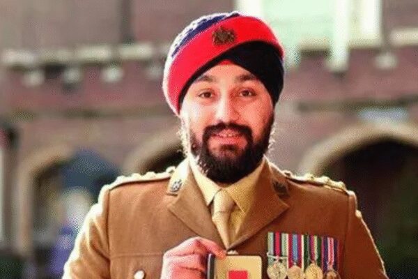 British Sikh man with roots in rural Punjab receives OBE from Princess Anne