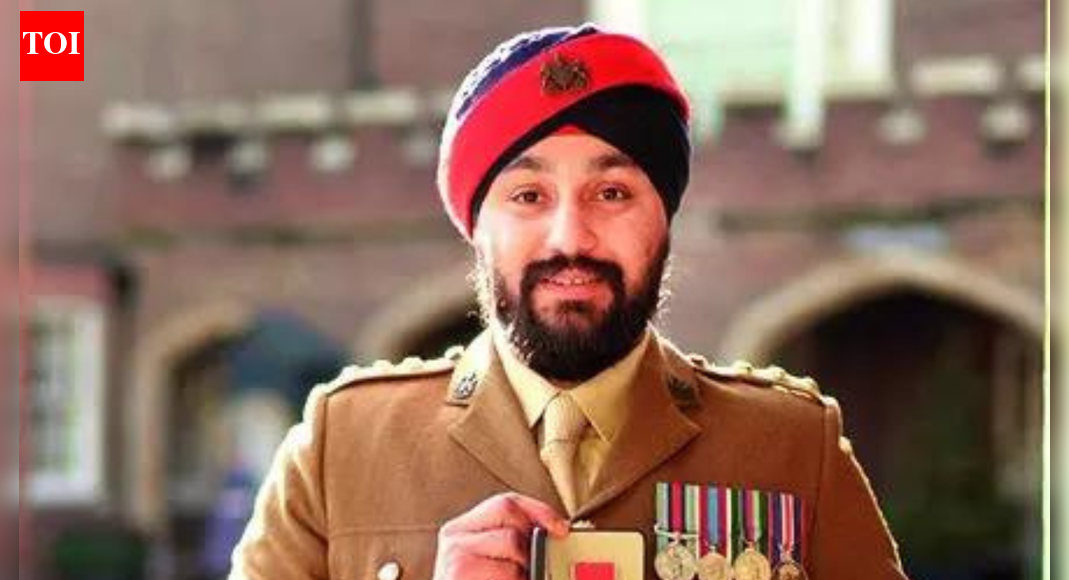 British Sikh man with roots in rural Punjab receives OBE from Princess Anne