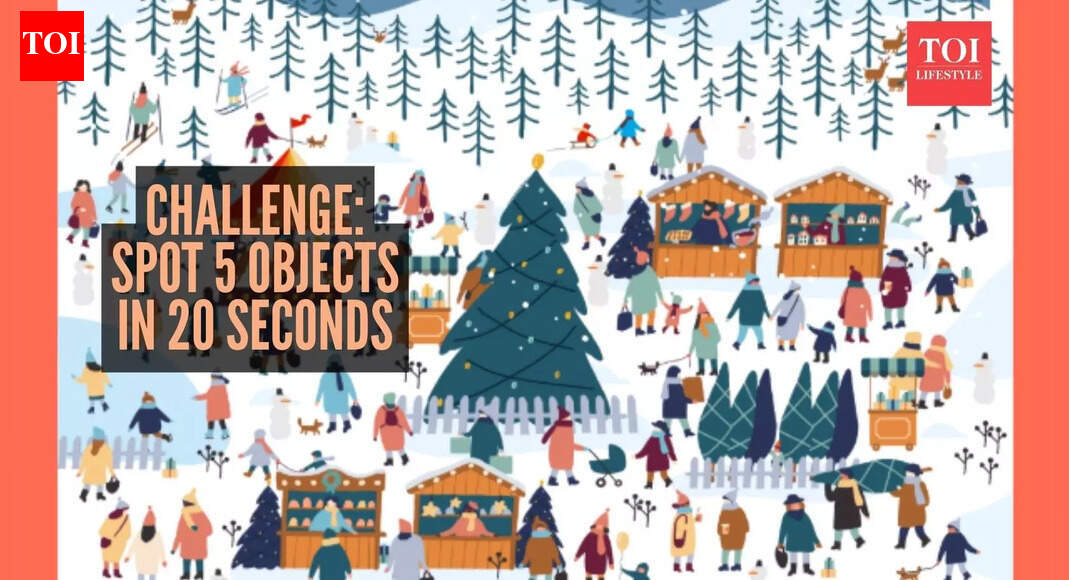 Optical Illusion: Only a person with laser-sharp focus and 20/20 eyesight can spot 5 hidden objects |