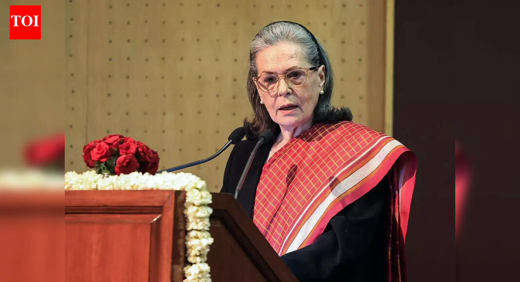 Prime Minister Narendra Modi extended birthday wishes to former Congress president Sonia Gandhi on her 79th birthday. The Congress party lauded her “visionary” leadership, attributing landmark rights-based laws like MGNREGA and the Right to Information to her tenure as UPA chairperson, which significantly impacted millions of lives. Sonia Gandhi (ANI photo) NEW DELHI: Prime Minister Narendra Modi on Tuesday extended greetings to former Congress president Sonia Gandhi on her 79th birthday.Also Read | ‘Evidence of crime’: Congress challenges BJP over Sonia Gandhi voter ID claim; flags PM Modi’s ‘thin victory’ in Varanasi “Birthday greetings to Smt. Sonia Gandhi Ji. May she be blessed with a long life and good health,” PM Modi wrote on X. The Congress hailed her “visionary” leadership, crediting her with “transforming” the country through several landmark rights-based laws — a reference to her tenure as chairperson of the United Progressive Alliance (UPA), the Congress-led coalition that governed India from 2004 to 2014.Also Read | PM Modi-Bibi ties have led to govt silence on ‘genocide’: Sonia Gandhi”Laws like MGNREGA, Right to Education, Right to Information, and the National Food Security Act gave millions jobs, hope, education, voice, and dignity. Her lifelong commitment to women’s empowerment, social justice, and inclusive growth continues to uplift millions all across the country. Her grit and dedication inspire us every day,” the party said. Sonia Gandhi led the Congress from 1998 to 2017, making her the longest-serving president in the party’s history. She later returned as interim chief from 2019 to 2022. In June 2024, she was re-elected as president of the Congress Parliamentary Party. Her son, Rahul Gandhi — also a former Congress president — is the current Leader of Opposition in the Lok Sabha, where he represents Uttar Pradesh’s Raebareli constituency, a seat she held from 2004 to 2024 before moving to the Rajya Sabha. Her daughter, Priyanka Gandhi Vadra, is a Congress general secretary and the MP from Kerala’s Wayanad seat.About the AuthorTOI News DeskThe TOI News Desk comprises a dedicated and tireless team of journalists who operate around the clock to deliver the most current and comprehensive news and updates to the readers of The Times of India worldwide. With an unwavering commitment to excellence in journalism, our team is at the forefront of gathering, verifying, and presenting breaking news, in-depth analysis, and insightful reports on a wide range of topics. The TOI News Desk is your trusted source for staying informed and connected to the ever-evolving global landscape, ensuring that our readers are equipped with the latest developments that matter most.”Read MoreEnd of ArticleFollow Us On Social MediaVideosTrump Warns India On Rice Dumping As US Farmers Demand Action Against Cheap Imports’Nonchalant, Lackadaisical Attitude’: Ex-AirAsia CFO Breaks Down Indigo Fiasco’It Was Treated Like An Extra’: Rajnath Singh Slams Congress For ‘Injustice’ To Vande Mataram’Biggest Mistake’: TMC’s Mahua Moitra Blasts PM Modi, Dares BJP To Win Bengal With Divisive PoliticsIndia Issues Warning To China Over Targeting Indians, Blasts Pakistan’s Remarks On Arunachal PradeshThe Truth Behind Curtailed Vande Mataram : Politics, Unity And A Century Of Cultural TensionAAP MP Raghav Chadha Calls Out ‘Legalised Loot’ Of Toll Plazas In Rajya Sabha’Only 2 Reasons’: Priyanka Gandhi Slams PM Modi, Links Vande Mataram Debate To Bengal Polls’Jinnah Ka Munna…’: Anurag Thakur’s Brutal Attack on Congress, Rips Apart Rahul, Priyanka Gandhi’Will Set An Example’: IndiGo Faces Heat As Aviation Minister Promises Tough Action In Rajya Sabha123PhotostoriesChanakya Niti Based On Your Date of BirthKidney health: Coconut water and other unexpected foods that stress your kidneysHow to make Instant Oats Idli for breakfastBhagavad Gita lesson for each birth month (powerful guide)Baby names for boys born on TuesdayHanuman Chalisa Verses According To Your Date of BirthInside Big Boss season 19 winner Gaurav Khanna’s serene and stylish Mumbai homeAnanya Panday drops chic photo dump as she serves fashion goals before ‘Tu Meri Main Tera, Main Tera Tu Meri’ releaseThese 5 giant animals may look terrifying but they actually never bite humansCute now, big later: 6 freshwater fish that can take over your aquarium123Hot PicksIndigo Flight DelayPutin India VisitWorld NewsGold rate todaySilver rate todayPublic Holidays NovemberBank Holidays NovemberTop TrendingJalen HurtsDonald TrumpSophie RainMariasharapova and Alexander Net worthAryna Sabalenka Net WorthAlix EarleRafael Nadal and Mery Net WorthCandace OwensMirka Federer Net WorthCardi B