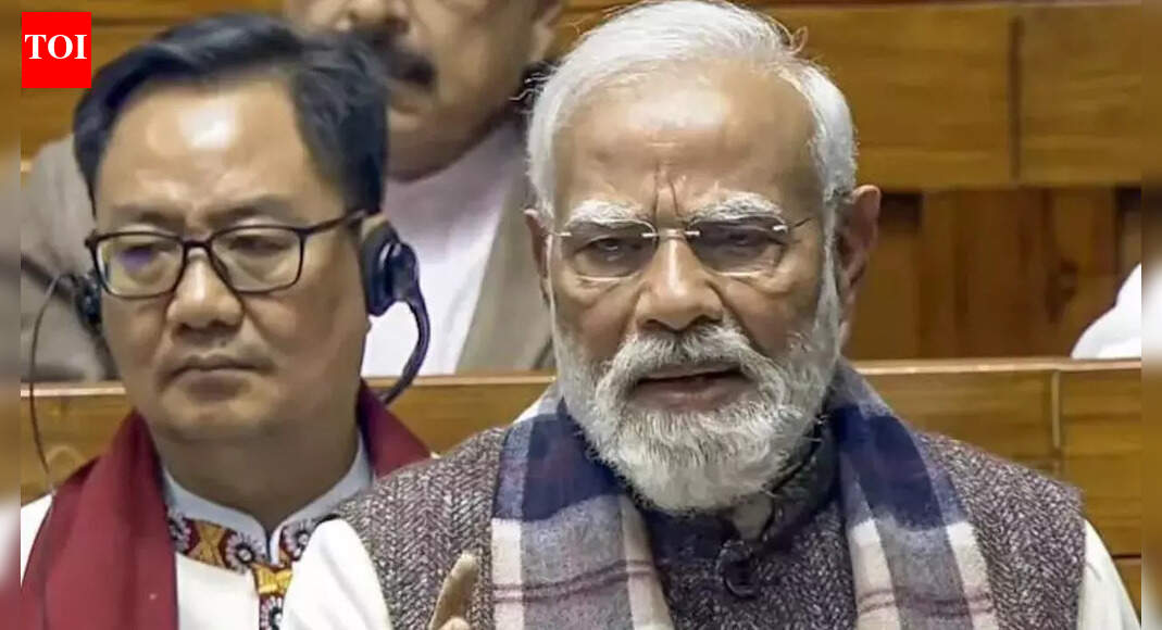 Prime Minister Narendra Modi stressed that rules must aid, not harass the public, amidst IndiGo’s ongoing flight crisis. The airline’s operational issues stem from new pilot rest rules, impacting thousands of passengers. Union minister Kiren Rijiju conveyed the PM’s concern, emphasising passenger convenience and urging MPs to focus on public-centric reforms. PM Modi NEW DELHI: Prime Minister Narendra Modi on Tuesday expressed concern over the chaos caused by IndiGo’s widespread flight cancellations across major airports in the country, saying “rules and laws are in order to correct the system and not to harass the people.” Speaking to reporters after the NDA Parliamentary Party meeting, the Union parliamentary and minority affairs minister Kiren Rijiju said, “during the NDA parliamentary meeting the Prime Minister told NDA MPs that people should not be troubled and face inconvenience.”‘Nonchalant, Lackadaisical Attitude’: Ex-AirAsia CFO Breaks Down Indigo Fiasco “Rules and laws are good but in order to correct the system it is not right to harass people,” he added. Rijiju further said that PM Modi urged MPs to focus on reforms that make life easier for citizens and ensure people do not face unnecessary hardship from the government.The prime minister’s remarks come amid IndiGo’s operational crisis that led to the cancellation of over 1200 flights across major airports, leaving thousands of passengers stranded nationwide.The crisis comes from the rollout of revised Flight Duty Time Limit (FDTL) norms, which mandate longer weekly rest for pilots, stricter night-duty limits and fewer night landings. Airlines, including IndiGo and Air India, had initially opposed the rules, but they were implemented in phases in July and November following Delhi High Court directions. IndiGo has now secured temporary relaxations in the second phase of the norms until February 10.According to the civil aviation ministry, between November 21 and December 7, a total of 9,55,591 PNRs were cancelled and refunded, amounting to Rs 827 crore in refunds. Of the 9,000 delayed bags, around 4,500 have been delivered, while the rest are expected to be returned within 36 hours.Rijiju further asserted that the PM also used the NDA meeting to urge MPs to prioritise reforms and connect with the youth. “All NDA leaders congratulated PM Modi for the NDA’s victory in the Bihar elections. PM Modi guided all the NDA MPs to work for their respective constituencies. The PM emphasised undertaking reforms across all sectors to ease the public’s lives and ensure they face no problems,” he said.”The PM said that laws should help people. He also urged the MPs to connect with the youth. I express my gratitude to the PM for this guidance. It was a very good meeting of the NDA parliamentary party,” he added.The Union minister further stated that the government intends to counter the Opposition’s claims during Lok Sabha discussions on election reforms today.”Today, Lok Sabha will discuss election reform. Opposition will speak. The government will also clear the delusion that has been created. The government will clarify the wrong narrative being set regarding people’s trust and their participation in election processes,” he said.About the AuthorTOI News DeskThe TOI News Desk comprises a dedicated and tireless team of journalists who operate around the clock to deliver the most current and comprehensive news and updates to the readers of The Times of India worldwide. With an unwavering commitment to excellence in journalism, our team is at the forefront of gathering, verifying, and presenting breaking news, in-depth analysis, and insightful reports on a wide range of topics. The TOI News Desk is your trusted source for staying informed and connected to the ever-evolving global landscape, ensuring that our readers are equipped with the latest developments that matter most.”Read MoreEnd of ArticleFollow Us On Social MediaVideosPM Modi’s Wish For Khaleda Zia’s Recovery Earns BNP Praise, Marking A Rare Diplomatic Shift In DhakaPakistan’s Asim Munir Threatens India With ‘Severe Response’ In First Speech After Becoming CDFRaghuram Rajan Claims Trump Tariffs Stemmed From Ego Clash Over Indo-Pak Ceasefire Credit Battle”Nehru’s False Sense Of Secularism”: BJP Fires Back At Priyanka Gandhi”Love For India Not Conditional” Owaisi Rejects Vande Mataram As Test Of PatriotismTrump Warns India On Rice Dumping As US Farmers Demand Action Against Cheap Imports’Nonchalant, Lackadaisical Attitude’: Ex-AirAsia CFO Breaks Down Indigo Fiasco’It Was Treated Like An Extra’: Rajnath Singh Slams Congress For ‘Injustice’ To Vande Mataram’Biggest Mistake’: TMC’s Mahua Moitra Blasts PM Modi, Dares BJP To Win Bengal With Divisive PoliticsIndia Issues Warning To China Over Targeting Indians, Blasts Pakistan’s Remarks On Arunachal Pradesh123PhotostoriesSara Ali Khan commemorates ‘Kedarnath’ milestone, highlights lessons learned with Sushant Singh Rajput- See pics5 famous doors the world still isn’t allowed to open, including 2 in IndiaClove water: How to prepare this herbal drink at home5 best foods that help lower cholesterol & sugar naturally and the right way to consume them’Simha’, ‘Legend’, ‘Narasimha Naidu’ and others: Nandamuri Balakrishna films to revisit while you wait for ‘Akhanda 2’Elon Musk says ditch these 6 habits if you want to succeed, starting todayChanakya Niti Based On Your Date of BirthKidney health: Coconut water and other unexpected foods that stress your kidneysHow to make Instant Oats Idli for breakfastBhagavad Gita lesson for each birth month (powerful guide)123Hot PicksIndigo Flight DelayPutin India VisitWorld NewsGold rate todaySilver rate todayPublic Holidays NovemberBank Holidays NovemberTop TrendingJalen HurtsDonald TrumpSophie RainMariasharapova and Alexander Net worthAryna Sabalenka Net WorthAlix EarleRafael Nadal and Mery Net WorthCandace OwensTop US Colleges Co-OpProgramsF-1 students US