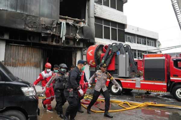 Indonesia fire: Massive blaze engulfs seven-story office building in Jakarta; 17 killed