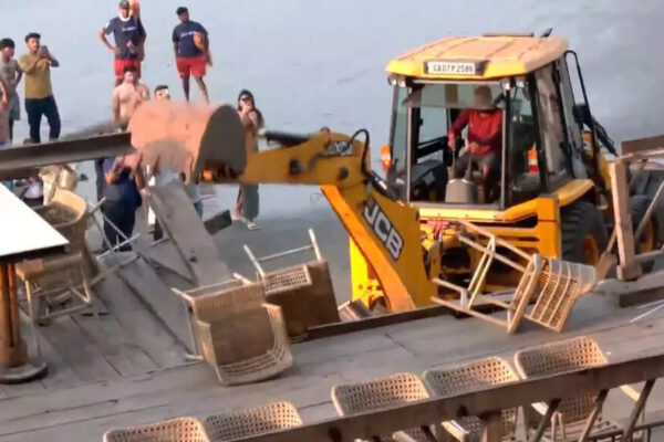 Goa club fire: Portion of beach shack owned by Luthra brothers razed – watch