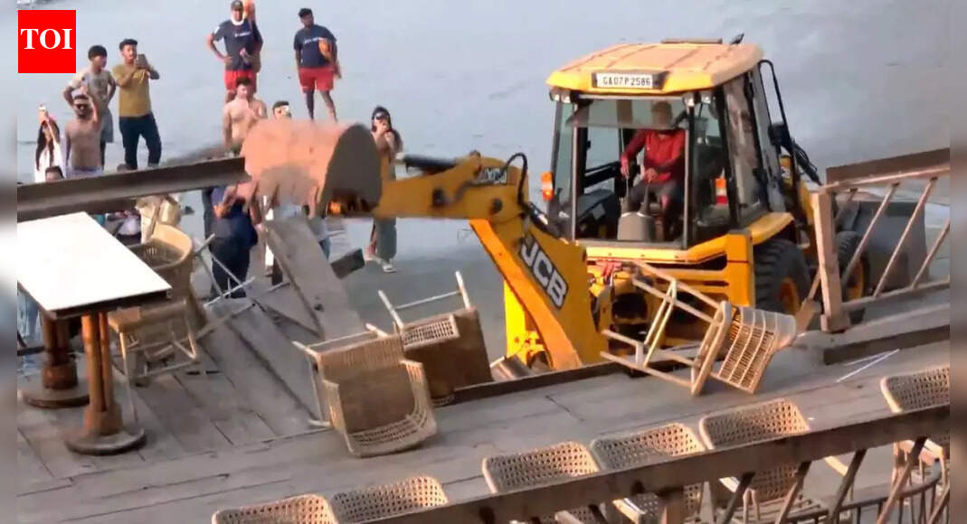Goa club fire: Portion of beach shack owned by Luthra brothers razed – watch
