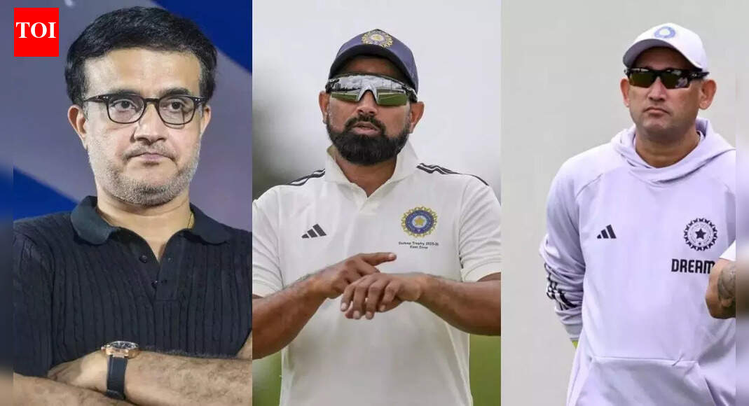 ‘I really don’t see any reason’: Sourav Ganguly questions Ajit Agarkar over Mohammed Shami’s India omission