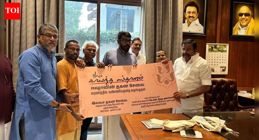 . Free cremation services for Below Poverty Line (BPL) families have been launched in Tamil Nadu by the Isha Foundation.State municipal administration minister, K N Nehru, inaugurated the service in Chennai on Tuesday. The free service is meant to help families who may struggle to pay for final rites. The Foundation currently runs 17 gas crematoriums in partnership with the Tamil Nadu government and is set to take charge of three more. A member of the Isha Kayantha Sthanam team, Maa Gurudasi, said the organisation has been managing these crematoriums for around 15 years across several districts.“For the past 15 years, under Sadhguru’s guidance, IshaFoundation has been managing crematoriums in several districts of Tamil Nadu in partnership with the state government. In these facilities, Isha has revived ancient traditions and death rituals with a powerful energy basis, conducting them in the spirit of service rather than as a commercial venture,” Maa Gurudasi said. She said the staff try to handle the process with care and sensitivity so that families feel supported during a difficult time.Staff members receive training to handle bodies respectfully and to maintain the quiet, solemn atmosphere expected at these facilities. A separate mandapam is available for families who want to perform traditional rituals.The crematoriums managed by the foundation are located in Chennai, Vellore, Thanjavur and parts of Coimbatore district, including areas such as Nanjundapuram, Veerakeralam, Thudiyalur, Podanur, Vellalore, Alandurai, Thondamuthur, Karamadai and Goundampalayam.The foundation has said it hopes to expand this model in the coming years by taking up more crematoriums across the country to ensure accessible and dignified services.End of ArticleFollow Us On Social MediaVideosBJP’s Nishikant Dubey Counters Rahul Gandhi, Accuses Cong Of Weakening India’s Key InstitutionsWhy Trump Accuses India Of Dumping Rice And What A New Tariff Shock Could Mean For Trade Relations’Vote Chori Is The Biggest Anti-National Act’: Rahul Gandhi Slams BJP In Lok Sabha’China…Trump…Economy’: Kharge Hits Out At PM Modi, Amit Shah In Rajya Sabha‘BJP Insulting Gandhi, Patel, Tagore’: Kharge Slams Amit Shah Over Vande Mataram & Nehru Claims’No Link To Bengal’: Amit Shah’s Fiery Speech on Vande Mataram, Blames Nehru, Indira of SabotageBJP’S Sanjay Jaiswal Thanks Rahul Gandhi For ‘Vote Chori’ Charge, Claims It Boosted NDA’S Bihar WinWhy India’s New Right To Disconnect Bill Could Transform Work Culture, Protect Millions From Burnout’BLOs Are Dying, Shut Down SIR’: Manish Tewari’s Charge Triggers Showdown Over Election ReformsAs IndiGo Spirals Into Crisis, PM Modi Stresses Rules Must Ease Citizens’ Lives, Not Burden Them123PhotostoriesBaby girl names inspired by sports personalities5 fruits that can boost collagen in your skinLesser-known facts about ‘Dhurandhar’ star Akshaye Khanna: the actor who almost married Karisma Kapoor and remained single at 5010 best places to celebrate New Year’s Eve in India for those who want to avoid crowdsBirch by Romeo Lane torn down: Photos of Luthra brothers’ demolished Goa nightclub8 healthy desi dishes that should be part of daily winter meals5 tips that can help you poop better before going to workShe Travels: 10 wildlife safaris every woman should experience with her girl gang (India edition)From teeth to tone: What people spot about you in the first 5 secondsNutrition fact of the day: Egg yolk contains rare brain nutrients123Hot PicksCandace OwensCharlie KirkWorld NewsGold rate todaySilver rate todayPublic Holidays NovemberBank Holidays NovemberTop TrendingJalen HurtsDonald TrumpJEE Main New RecommendationsMariasharapova and Alexander Net worthAryna Sabalenka Net WorthAlix EarleRafael Nadal and Mery Net WorthCandace OwensTop US Colleges Co-OpProgramsF-1 students US