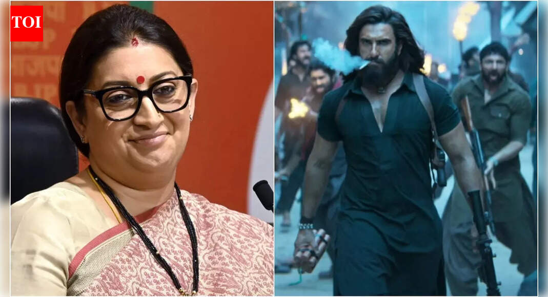 Smriti Irani hails Ranveer Singh’s ‘Dhurandhar’, saying, ‘If you aren’t capable of violence, you aren’t peaceful’