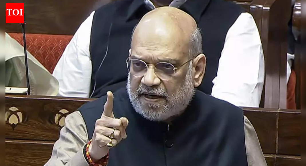 Home Minister Amit Shah asserted that the Congress’s decision to divide Vande Mataram in 1937, as a concession to the Muslim League, initiated appeasement politics that ultimately led to India’s partition. He emphasized the song’s role in cultural nationalism and slammed the opposition for belittling its significance. Home Minister Amit Shah asserted that the Congress’s decision to divide Vande Mataram in 1937, as a concession to the Muslim League, initiated appeasement politics that ultimately led to India’s partition. He emphasized the song’s role in cultural nationalism and slammed the opposition for belittling its significance.  NEW DELHI: Home minister Amit Shah asserted Tuesday that had Congress not “divided” Vande Mataram, India would not have been partitioned as its concession to the Muslim League over the song in 1937 started the politics of appeasement, which finally led to the country’s division.Initiating the discussion in Rajya Sabha on Vande Mataram’s 150th anniversary, Shah articulated a muscular concept of cultural nationalism, a founding tenet of BJP and the larger Sangh Parivar, and said Bankim Chandra Chatterjee’s composition affirmed the ancient civilisational glory and tradition of worshipping the motherland that suffered from Islamic invasions and British rule.Shah slammed the opposition for belittling Vande Mataram by statements that the discussion was a way to divert attention from pressing issues and gain traction ahead of elections in Bengal.Partition result of dividing Vande Mataram: Amit ShahHome minister Amit Shah said it was fitting to pay respect to a song that had stirred patriots for generations and those thinking otherwise needed to revisit their understanding. “For us, India has not just been a geographical entity. We believe it to be a cultural space and treat it as our mother. Lord Ram and Adi Sankara believed in this, and this was what Bankim babu espoused in Vande Mataram,” Shah said in an apparent refutation of critics of the song’s evocation of Goddesses Durga, Lakshmi and Saraswati as marked idolatry and their refusal to sing it.”We do not fear discussing issues. We do not boycott Parliament. If Parliament is not boycotted and allowed to function, then discussion on all issues will take place. We don’t have anything to hide,” he said, noting that when the song completed its 100th anniversary, the country was in the grip of Emergency. Those singing Vande Mataram were jailed, he said.”Look at the situation of Congress, which used to start its sessions with Vande Mataram. But when the debate started in Lok Sabha, both members of the Gandhi family were missing. The opposition to Vande Mataram is in the blood of Congress leadership, from Jawaharlal Nehru to the present-day Congress brass,” Shah said in a pointed criticism of Rahul Gandhi and Priyanka Gandhi Vadra.Shah accused many opposition leaders of not according respect to Vande Mataram and submitted a list to the Rajya Sabha chairman after Congress MP Jairam Ramesh asked him to back his claim. A BJP member will never do this, he added. He said it was only after a proposal by BJP MP Ram Naik that Vande Mataram started being sung in Parliament.Shah said the song became the chant of the freedom struggle despite British attempts to ban it. “Even though the (British) govt tried to ban it, and people were beaten and jailed for chanting Vande Mataram, it touched people’s hearts and spread from Kashmir to Kanyakumari,” he said, recalling Aurobindo who called it the “mantra” of India’s awakening.Targeting Congress and Nehru, Shah said the song was divided on its 50th anniversary in 1937. “That is where appeasement politics started. Many like me believe if Vande Mataram was not divided into two for appeasement politics, India would also not have been partitioned,” he added.About the AuthorAtul MathurAtul Mathur, Deputy Metro Editor (Senior Assistant Editor), at The Times of India, has over 26 years of experience in journalism. Based in Delhi, he has extensively reported on governance, policy and politics, offering readers deeply researched, data-driven insights into the workings of the capital. Known for his in-depth investigative reporting and compelling human-interest narratives, Atul brings clarity and context to complex urban and civic issues.Read MoreEnd of ArticleFollow Us On Social MediaVideos’Singapura Derived From Sanskrit’: Singapore’s Ex-Deputy PM Highlights India’s InfluenceInterpol Blue Notice Explained: How CBI Tracks Absconding Luthra Brothers In Goa Nightclub Fire CaseIndia At The Centre: How The New US Security Blueprint Plans To Deepen Strategic Ties With DelhiBJP’s Nishikant Dubey Counters Rahul Gandhi, Accuses Cong Of Weakening India’s Key InstitutionsWhy Trump Accuses India Of Dumping Rice And What A New Tariff Shock Could Mean For Trade Relations’Vote Chori Is The Biggest Anti-National Act’: Rahul Gandhi Slams BJP In Lok Sabha’China…Trump…Economy’: Kharge Hits Out At PM Modi, Amit Shah In Rajya Sabha‘BJP Insulting Gandhi, Patel, Tagore’: Kharge Slams Amit Shah Over Vande Mataram & Nehru Claims’No Link To Bengal’: Amit Shah’s Fiery Speech on Vande Mataram, Blames Nehru, Indira of SabotageBJP’S Sanjay Jaiswal Thanks Rahul Gandhi For ‘Vote Chori’ Charge, Claims It Boosted NDA’S Bihar Win123PhotostoriesShilpa Shetty, Rani Mukerji and Aishwarya Rai; Big roles these leading ladies famously turned downFrom Shraddha Kapoor–Rahul Mody to Ahaan Panday–Aneet Padda: Bollywood’s most talked-about rumoured couples of 2025ABC juice health benefits: The superhero drink your body didn’t know it neededChef Sanjeev Kapoor shares healthy and extraordinary banana recipesJanuary birth? 5 reasons your soul chose to be born in this monthBig ears, big survival: 5 animals with unbelievably huge ears’Bigg Boss Season 19′ winner Gaurav Khanna’s stylish looks from the houseFrom ‘FA9LA’ to ‘Kaho Na Kaho’: Arabic music that shaped Bollywood’s biggest hits10 foods that make heart stronger naturally and how to eat themLesser-known facts about the ‘Tragedy King’ Dilip Kumar123Hot PicksCandace OwensCharlie KirkWorld NewsGold rate todaySilver rate todayPublic Holidays NovemberBank Holidays NovemberTop TrendingMarvin Harrison JrTee Higgins InjuryTrey Benson InjuryMariasharapova and Alexander Net worthAryna Sabalenka Net WorthCeeDee Lamb InjuryRafael Nadal and Mery Net WorthCandace OwensSimone BilesAnthony Richardson Injury
