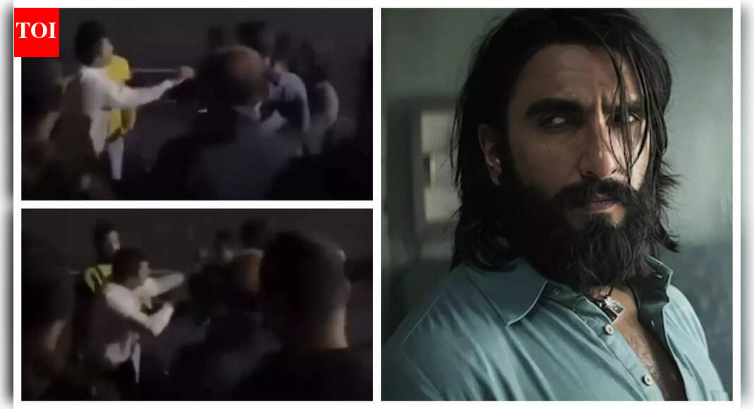 Ranveer Singh’s ‘Dhurandhar’ screening disrupted in Bhopal as audience members get into a scuffle; video goes viral