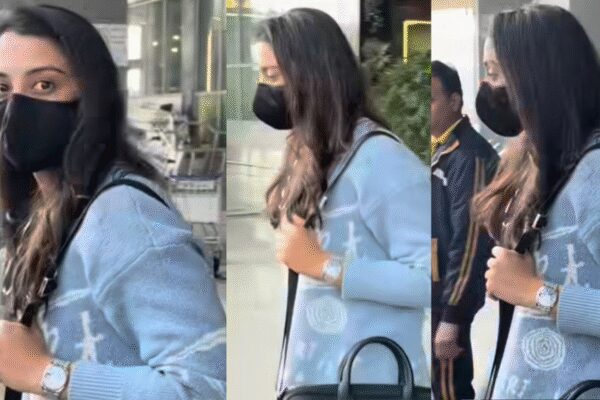 Smriti Mandhana makes FIRST public appearance after calling off wedding with Palash Muchhal, spotted at the airport wearing a mask