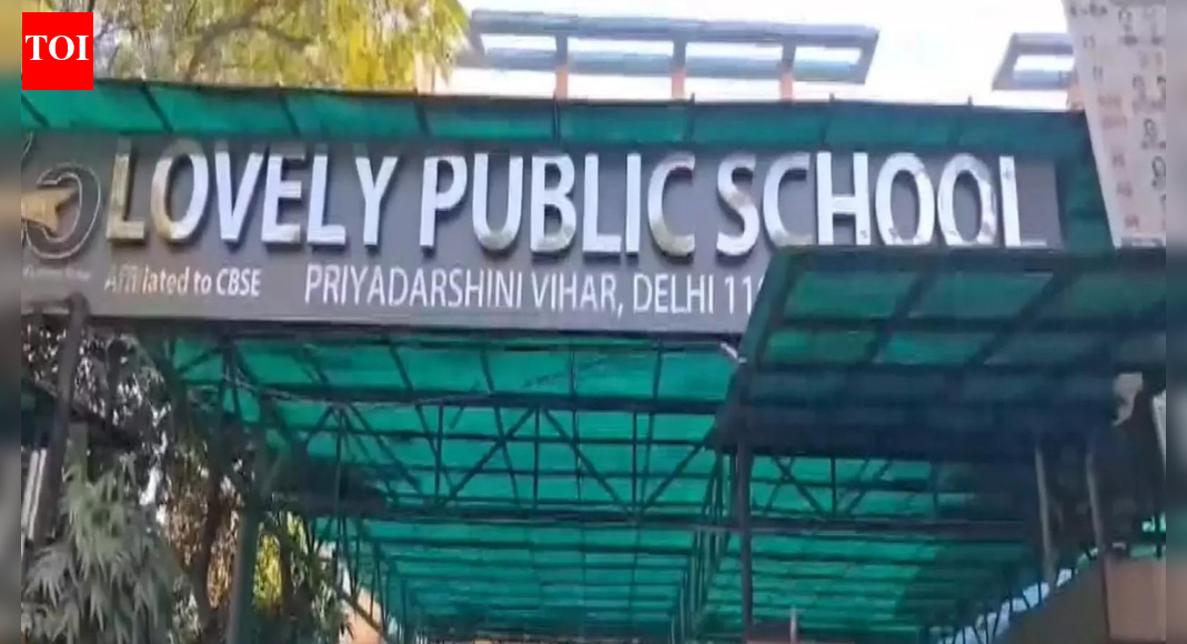 Two schools in Delhi’s Sadiq Nagar and Laxmi Nagar received a bomb threat on Wednesday, said Delhi Police.  NEW DELHI: Two schools in Delhi’s Sadiq Nagar and Laxmi Nagar received a bomb threat on Wednesday, said Delhi Police. An investigation into the matter is underway. Additonally, the school Lovely Public Senior Secondary School, located in Priyadarshini Vihar, received a bomb threat via email on Wednesday.According to Aditya, a student at the school, they were in the middle of an exam when the bomb threat was reported, and all students were safely evacuated. After Delhi Blast, Jaishankar Tells SCO Nations India Has Right To Defend Its People Against Terror “We were writing our exam, and suddenly we were asked to assemble in the ground. When we reached there, we saw students from all the classes present there. Police, Ambulance and Fire Brigade were also present there. We got to know that an email was received. All the students have been safely taken out of the school…” Aditya told ANI. Currently, teams of Delhi police, forensic department, and bomb squad have arrived at the spot. Meanwhile, multiple schools in the national capital received a bomb threat via email on Wednesday. The schools immediately issued a notice to parents to collect their students as a precaution. The notice outlined the phased dispersal of students to closely monitor and manage the situation without causing panic among students and parents. The notice issued by The Indian School read, “Dear Parents, the school has received a bomb threat via email. As a precautionary measure, the school is dispersing the children. You are requested to kindly come and collect your child as per the schedule below: Nursery to Class 2: 9:30am, Class 3 to 5: 9:45am, Class 6 to 8: 9:55am, Class 9 and above: 10:15am.Ahlcon International School in New Delhi also received a bomb threat. It issued a similar notice to parents, advising them to coordinate with van drivers for safe, timely student pickup. The notice stated, “Dear Parent, kindly note that due to an email threat received this morning, we are arranging an early dispersal for all students (on footers/bus users/van users) at 11:30am, keeping the safety of our students as our utmost priority. Parents are requested to kindly coordinate with the van drivers for timely pickup. Your patience and cooperation in this regard are highly appreciated. The competent authorities are being contacted for further instructions and clearance. From Ahlcon International school.”End of ArticleFollow Us On Social MediaVideosRussian FM Lavrov Praises India, Calls Putin’s Delhi Visit Proof Of Strong Converging ObjectivesAAP’s Raghav Chadha Recites Moving Poem On 150 Years Of Vande MataramPiyush Goyal Says India-US Trade Talks Progressing Steadily As Both Sides Push For Big BreakthroughShashi Tharoor Refuses Savarkar Award After Organisers Announce His Name Without ConfirmationUNESCO Adds Diwali To Heritage List Marking A Landmark Global Recognition For India’s CultureOver 100 Opposition MPs Move to Remove Madras HC Judge GR Swaminathan’Best Offers Ever’: US Official Reveals India Trade Talks Details, Says It Marks Unusual OpeningAmazon Announces Landmark B Investment In India To Drive Digital TransformationPakistan Army Spokesperson Faces Backlash for Winking at Reporter in Viral VideoSingapore Leader Says India Achieved Reforms Once Seen Impossible, Praises Scale and Global Clarity123PhotostoriesNayanthara to Kiara Advani: 5 Bollywood brides who slayed in statement emerald jewellery on their wedding day5 mistakes with broccoli that completely destroy its nutritionMumbai’s next big reservoir — Gargai dam finally gets Rs 3,000-cr greenlightWaking up at 2am, 3am, or 4am daily? Here’s the spiritual meaningSholay, Phool Aur Patthar, Dharam Veer; He-Man of Bollywood Dharmendra’s unforgettable dialogues trending againKamarajar Salai may go 8-lane: Chennai seeks designs for beach road expansionDesk workout for women working long hoursExclusive – Bigg Boss 19’s Farrhana Bhatt breaks silence on Salman Khan’s scolding, Khatron Ke Khiladi offer, and challenges growing up in a conservative family7 vegetarian foods that help gain weight in a healthy way and the right way to consume themMumbai’s Bandra East–Kalanagar skywalk — 680m pedestrian link races toward Dec 31 opening123Hot PicksIndia US DealMutual Fund AdvisorSpiceJet FlightGold rate todaySilver rate todayPublic Holidays NovemberBank Holidays NovemberTop TrendingGracie MansionUAE Player TimingAnthony Richardson InjuryTriston JarryVenus Williams and Andrea Net WorthSlient Hill 1 Remake Release DateRafael Nadal and Mery Net WorthTrey Benson Injury updateCheat Codes in Red Dead RedemptionGurgaon Man Chicken Momos
