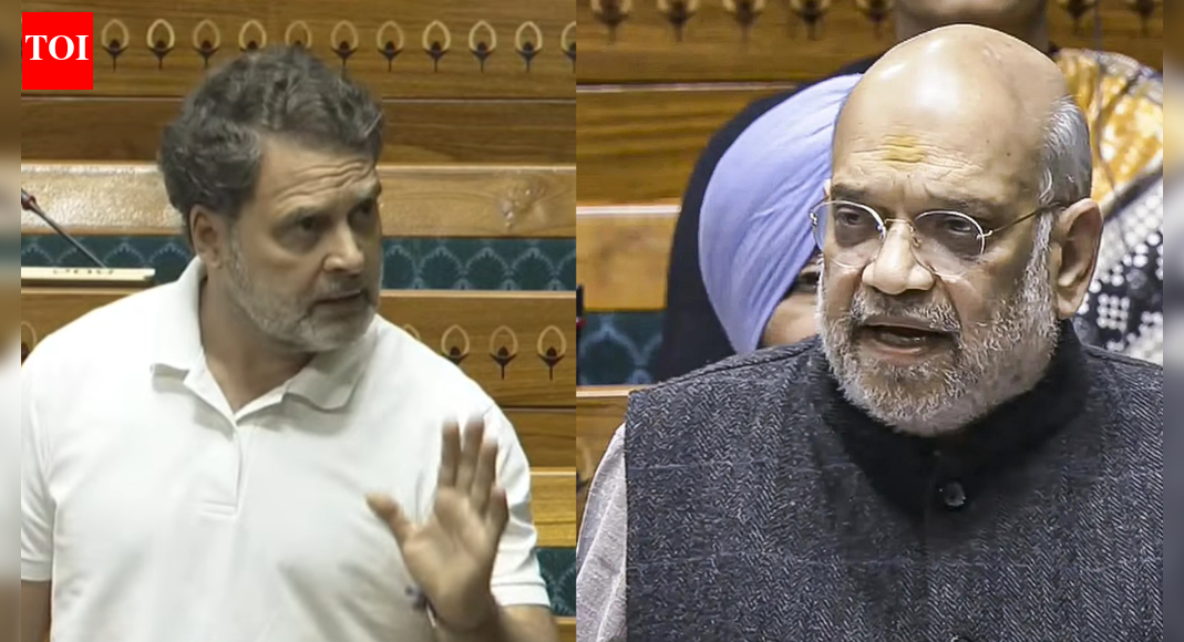 SIR row debate in Lok Sabha: Rahul Gandhi interrupts Amit Shah with ‘open challenge’; gets ‘I will decide’ reply – watch