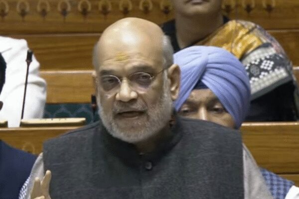 ‘First Nehru, then Indira and Sonia’: Amit Shah lists three instances of ‘vote chori’ by Congress; triggers protest
