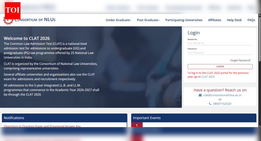 CLAT 2026 answer key released: Check direct link to download and steps to raise objections here